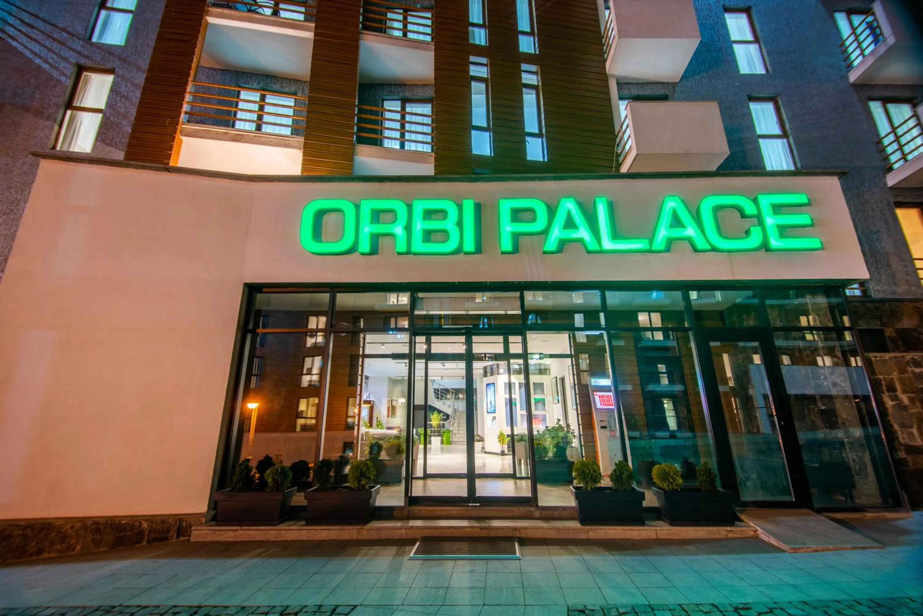 Property building in Orbi Palace Hotel Official