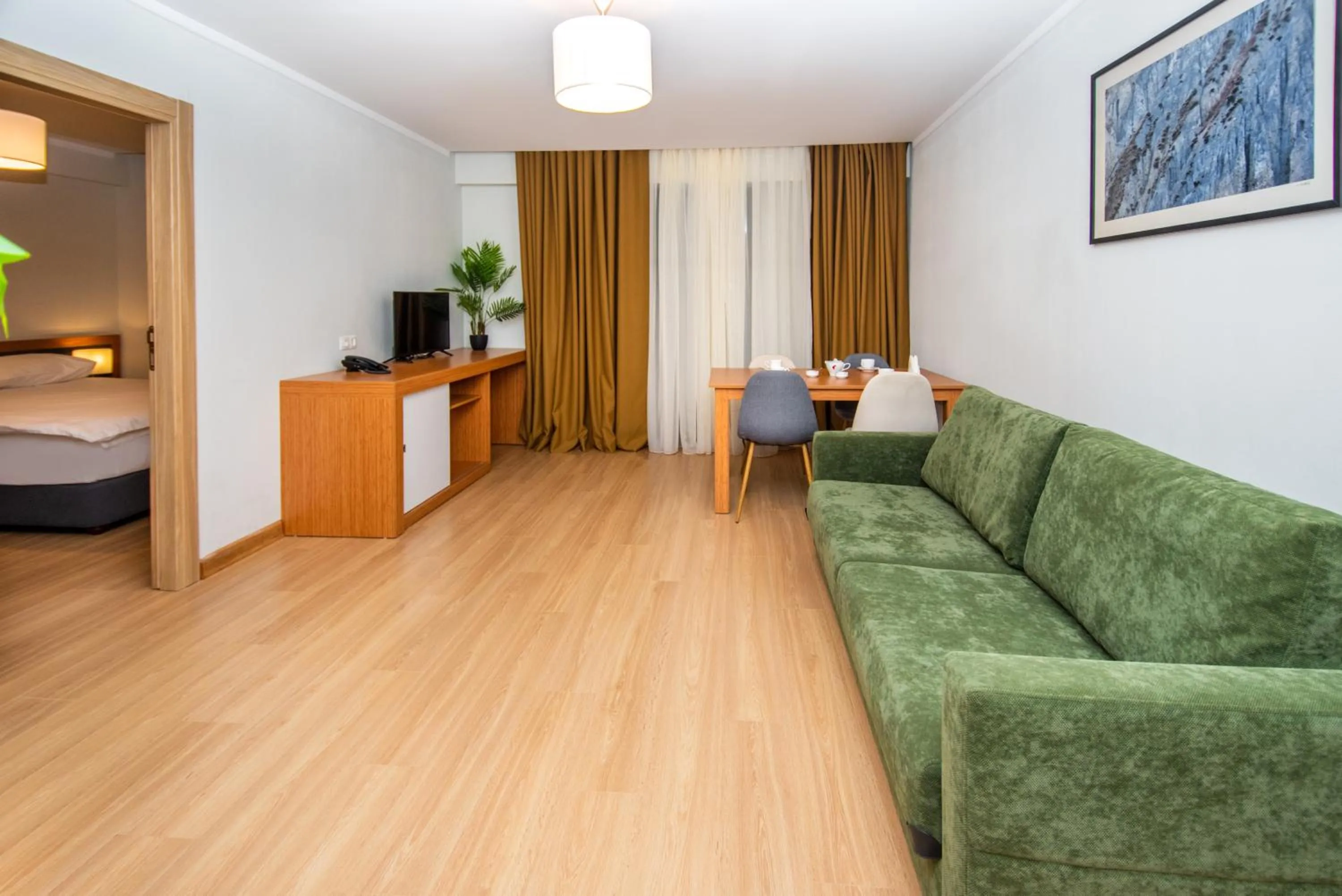 Living room, Bed in Orbi Palace Hotel Official