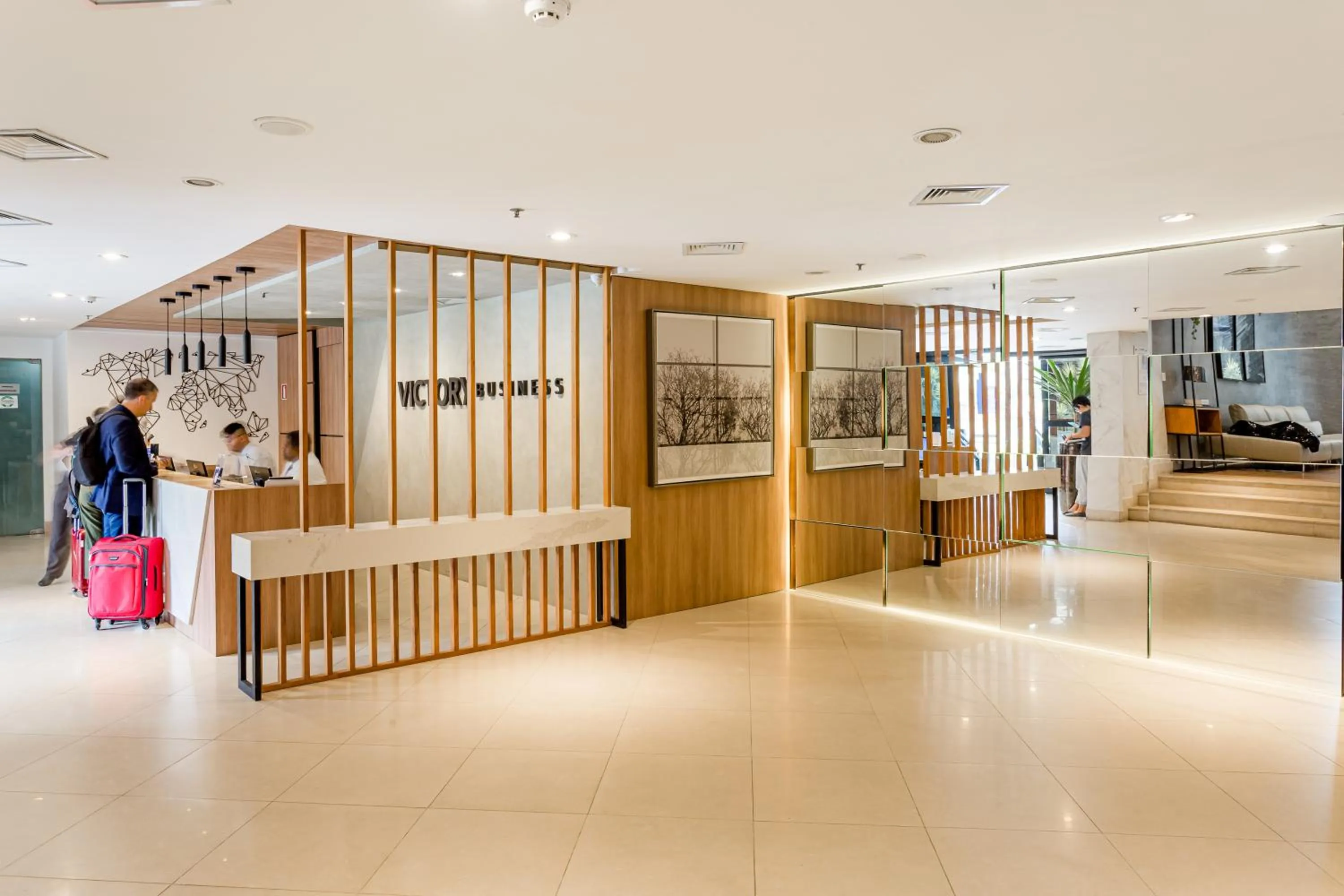 Staff in Victory Business Hotel