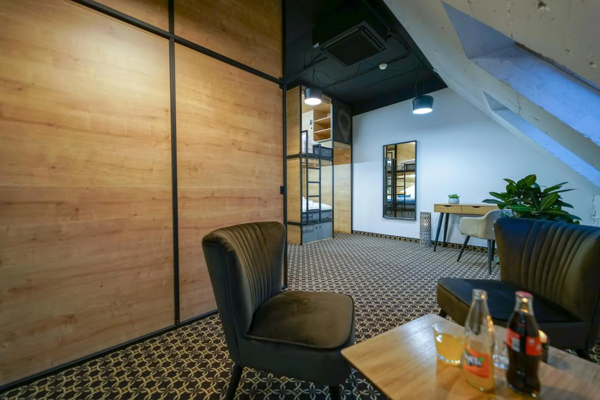 View (from property/room) in CHORS like a hotel - Capsule & NFT Boutique Hostel Bratislava - City Center