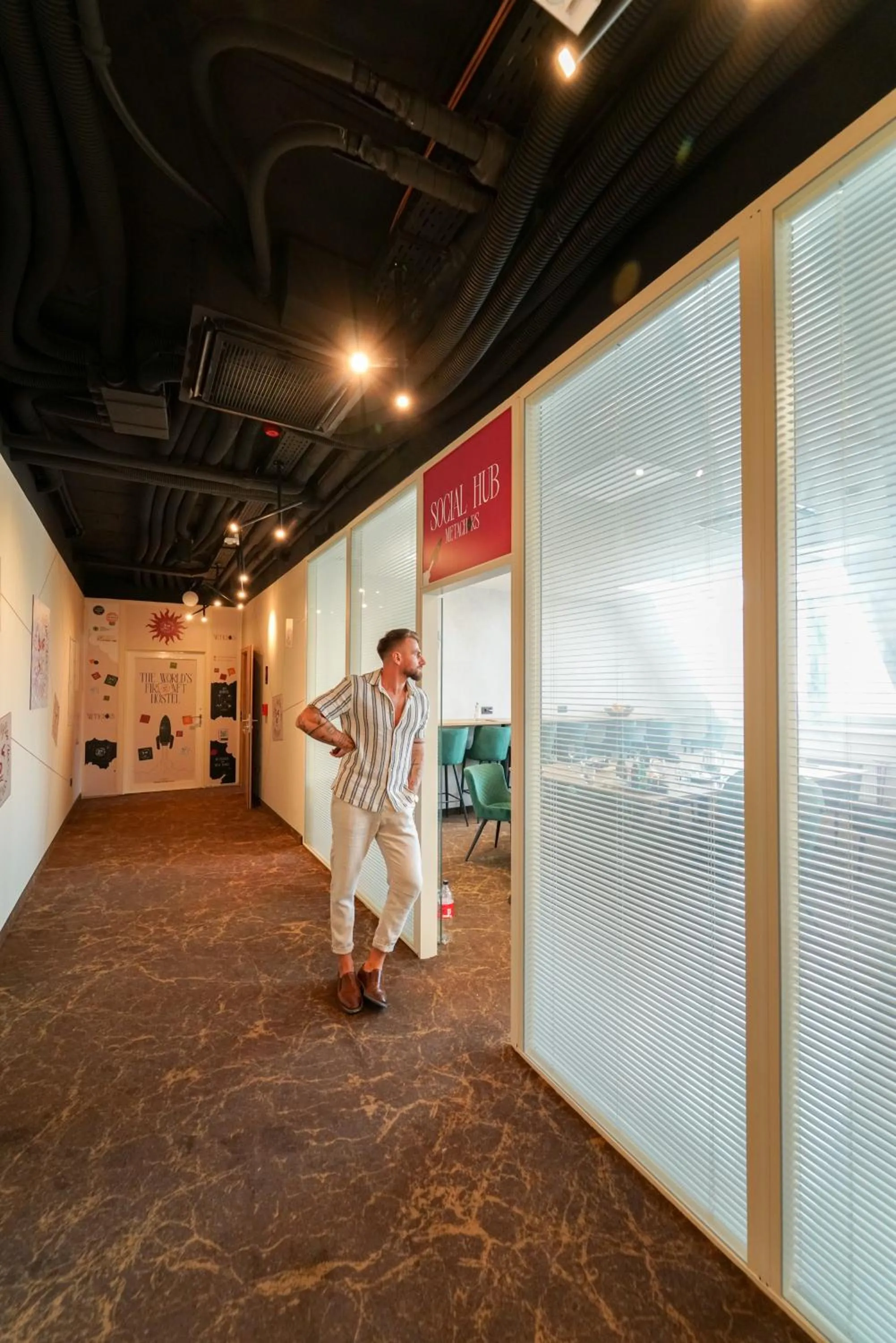 People in CHORS like a hotel - Capsule & NFT Boutique Hostel Bratislava - City Center