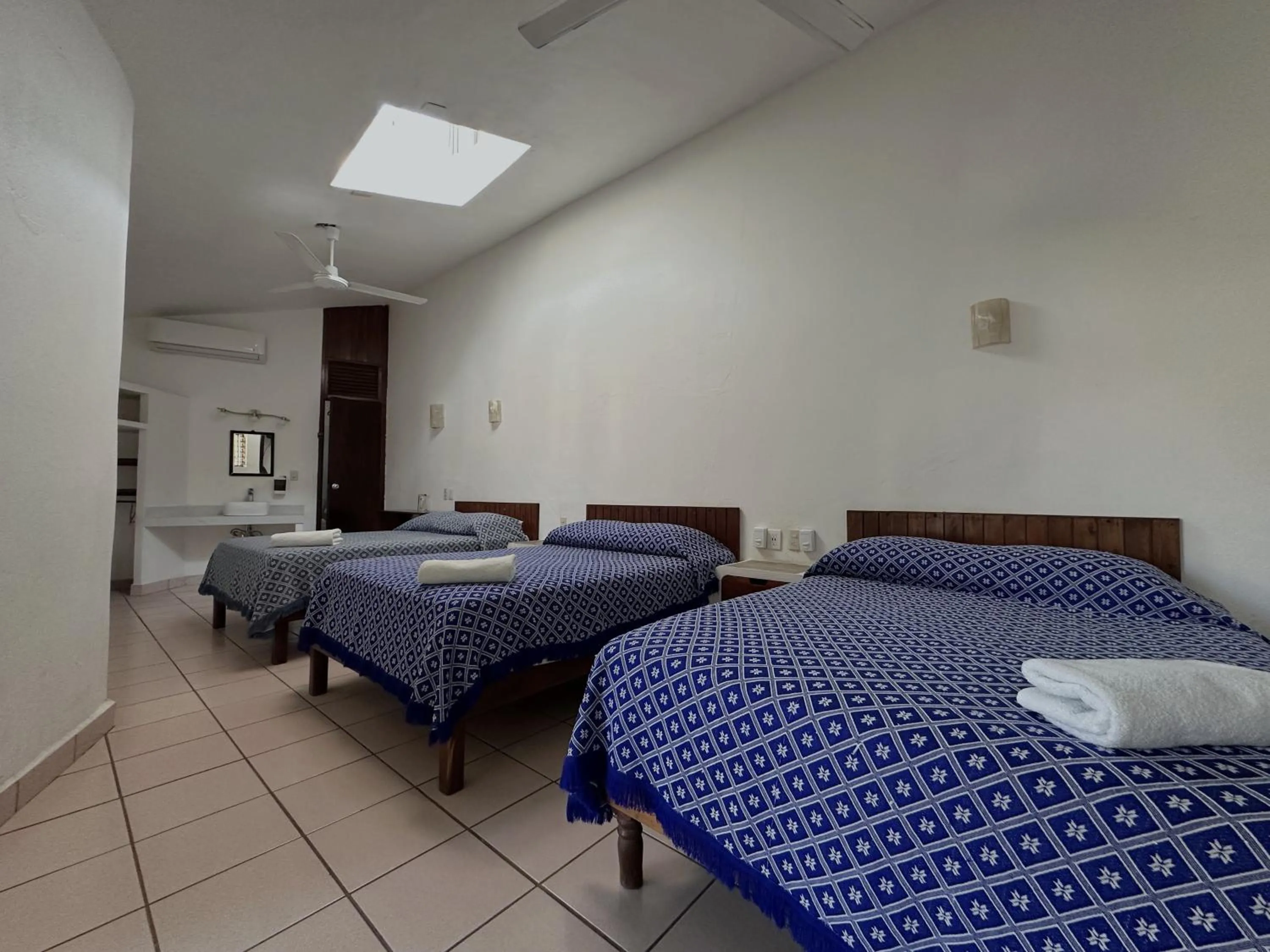 Bed in Hotel San Juan