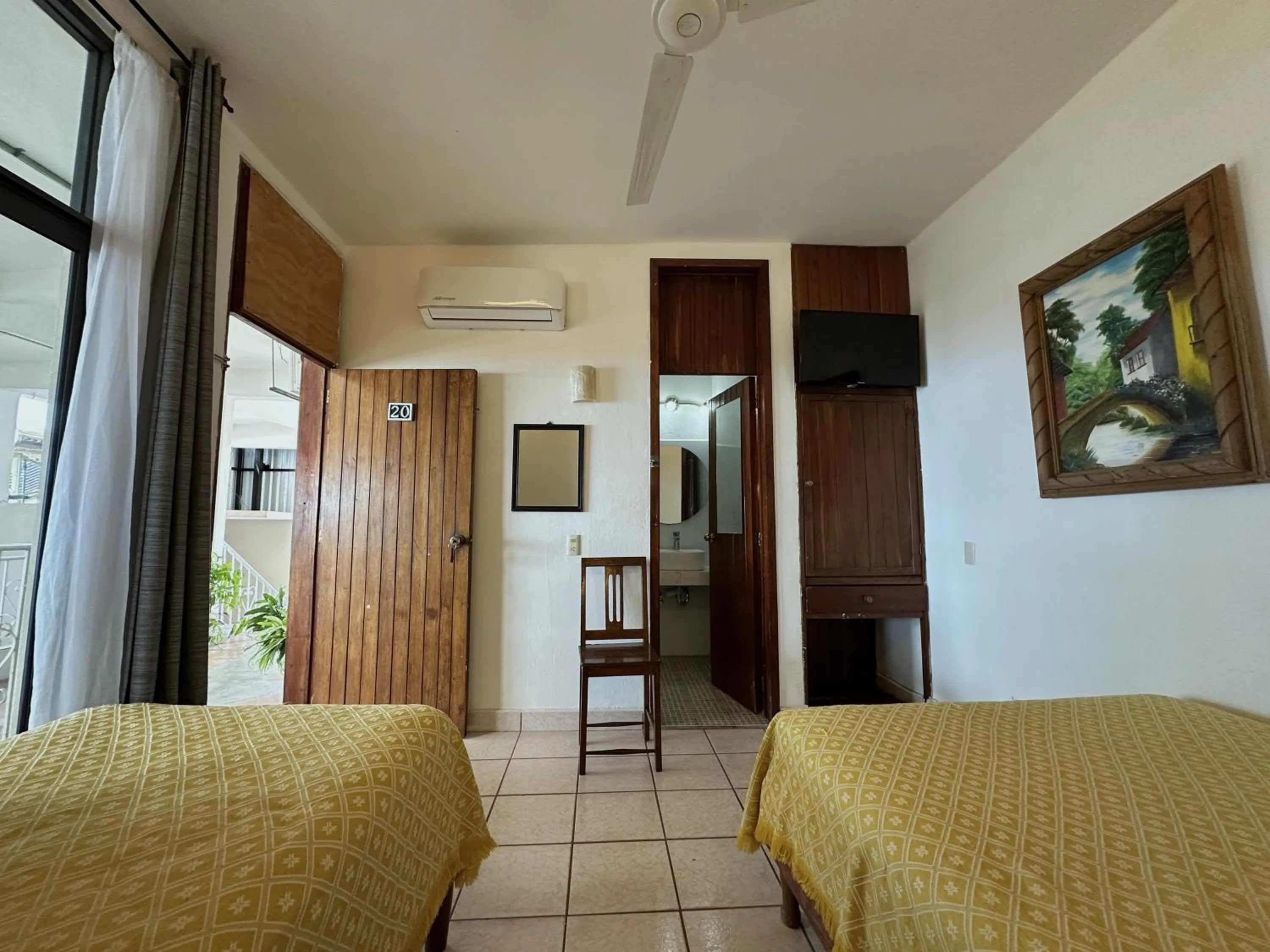 Bed in Hotel San Juan