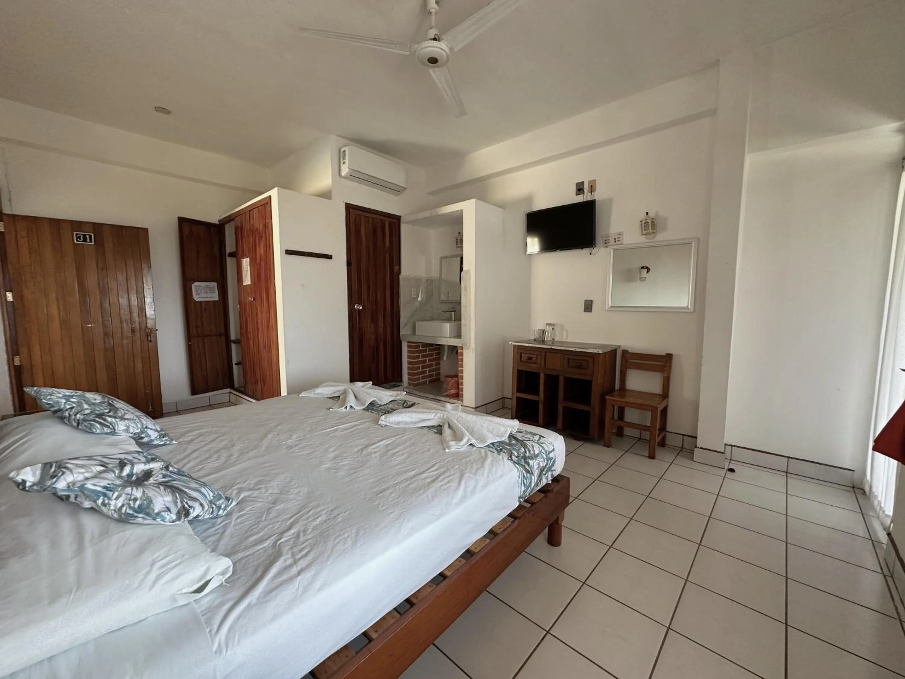 Bed in Hotel San Juan