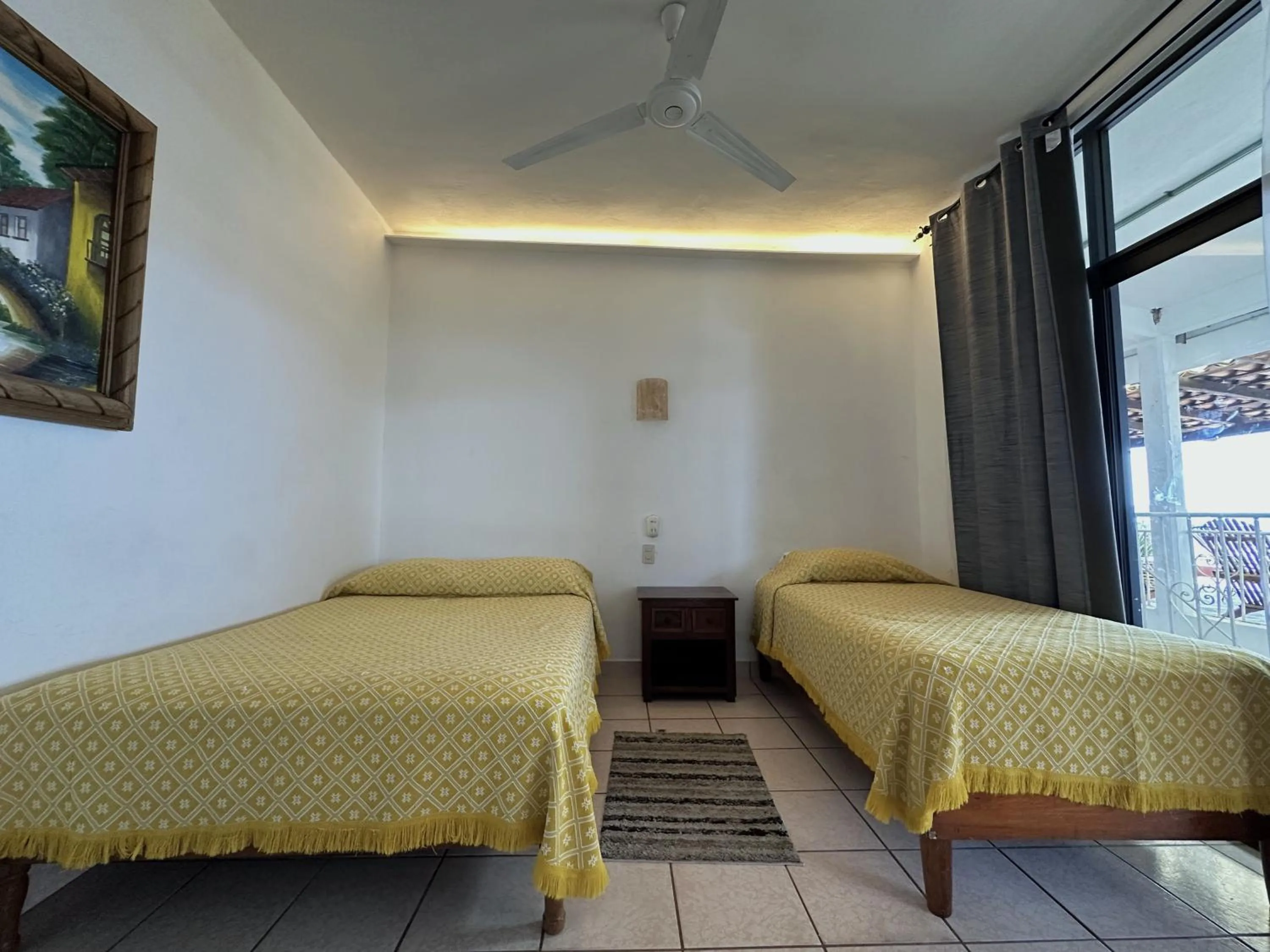 Bed in Hotel San Juan