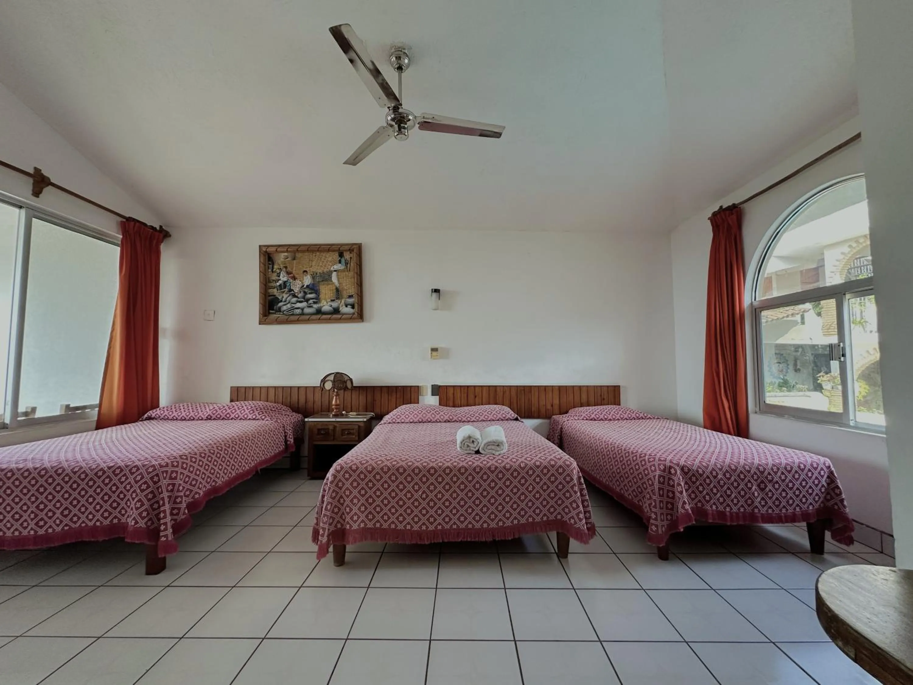 Bed in Hotel San Juan