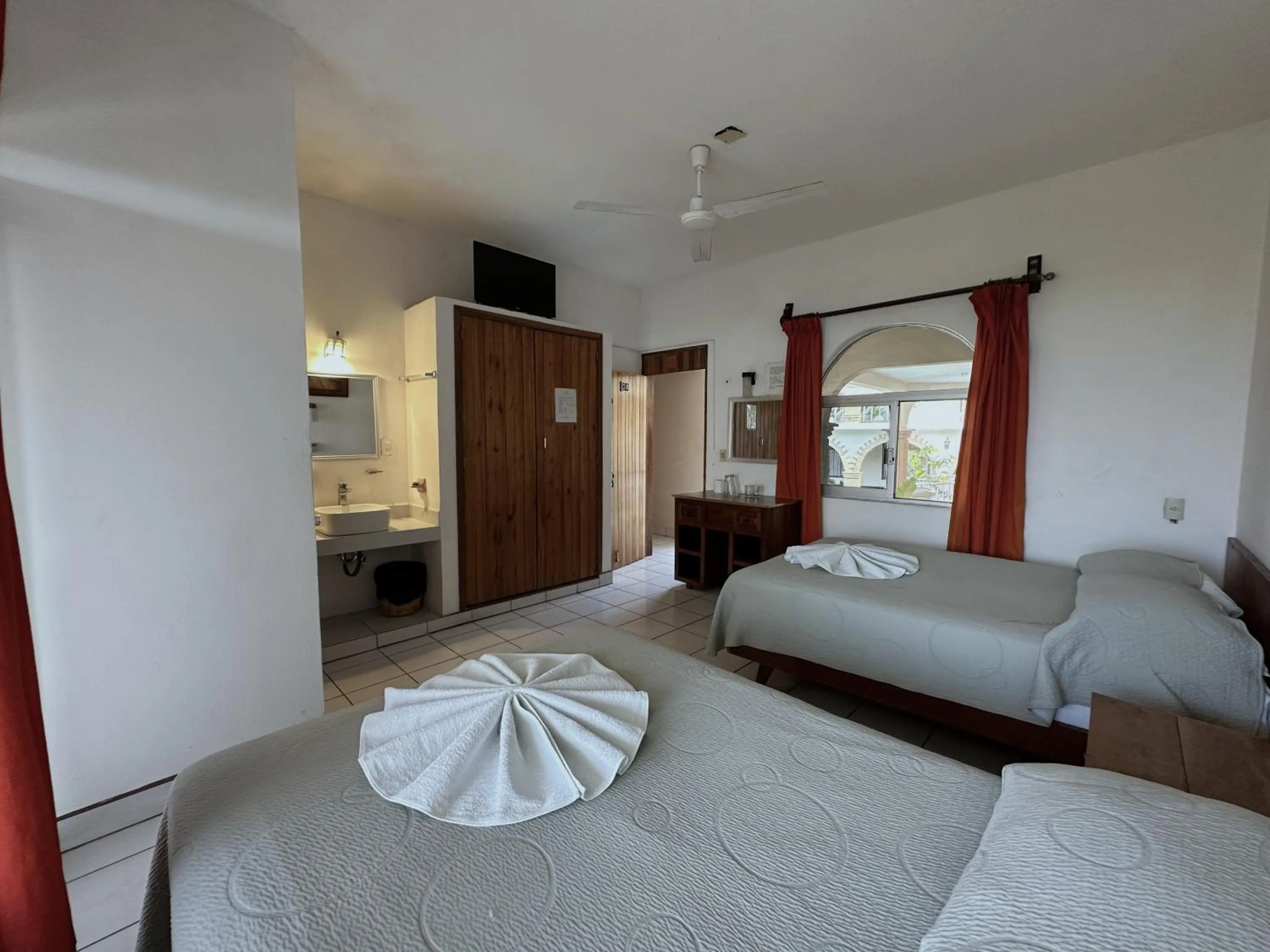 Bed in Hotel San Juan