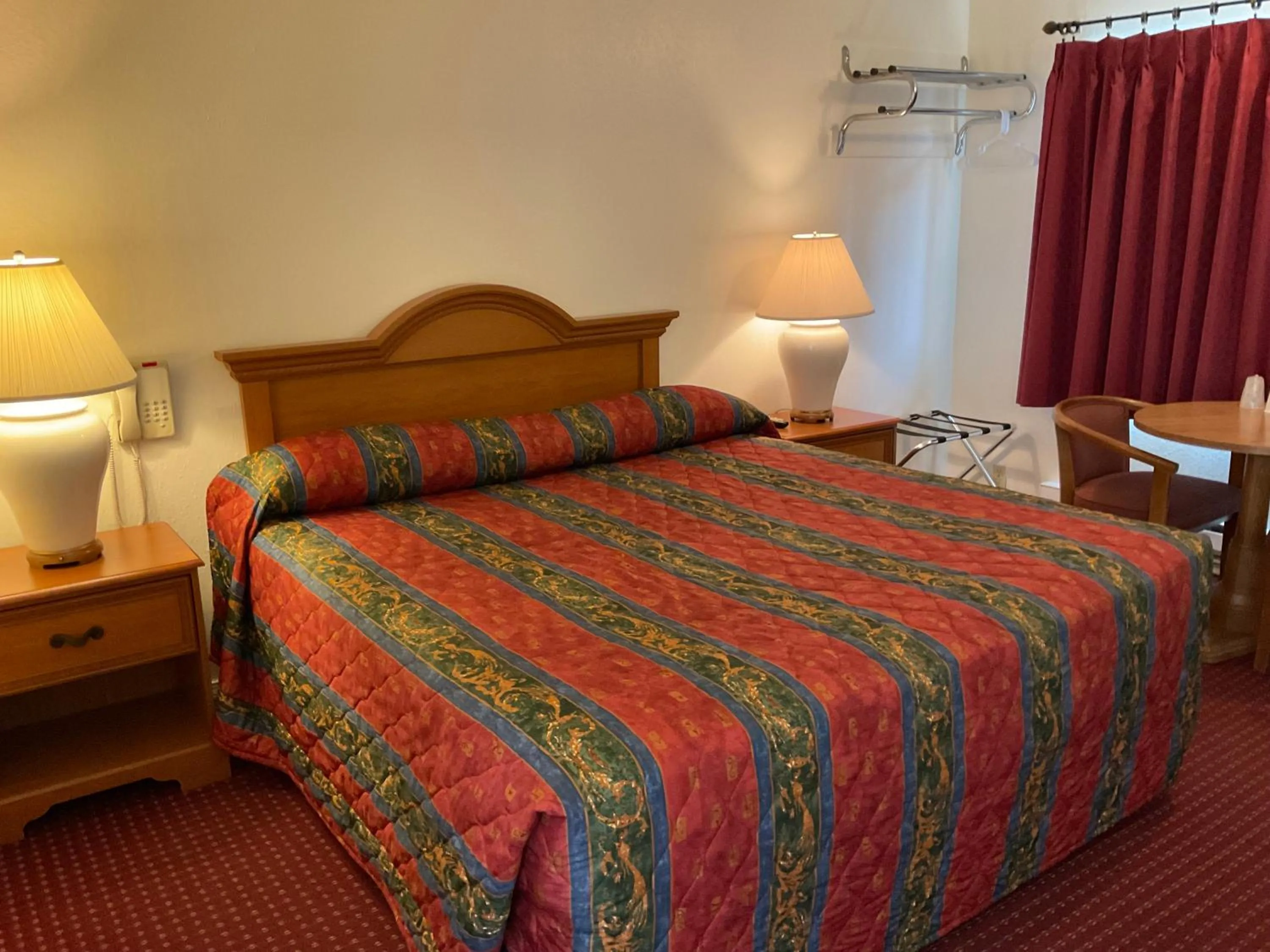 Bed in Front Street Inn