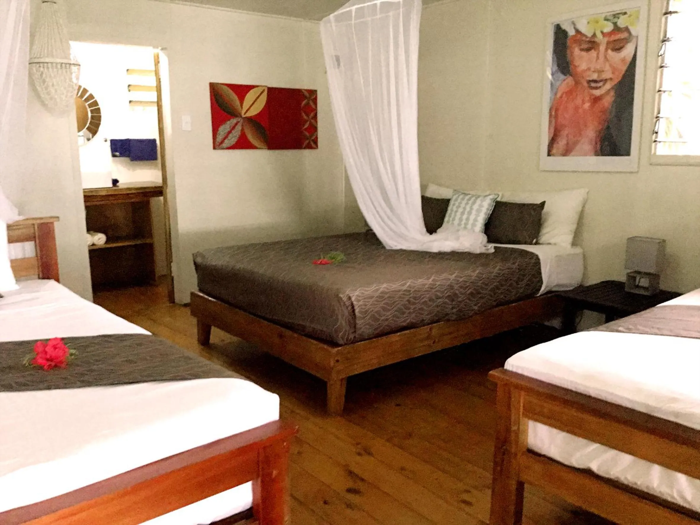 Photo of the whole room, Bed in Maqai Beach Eco Resort