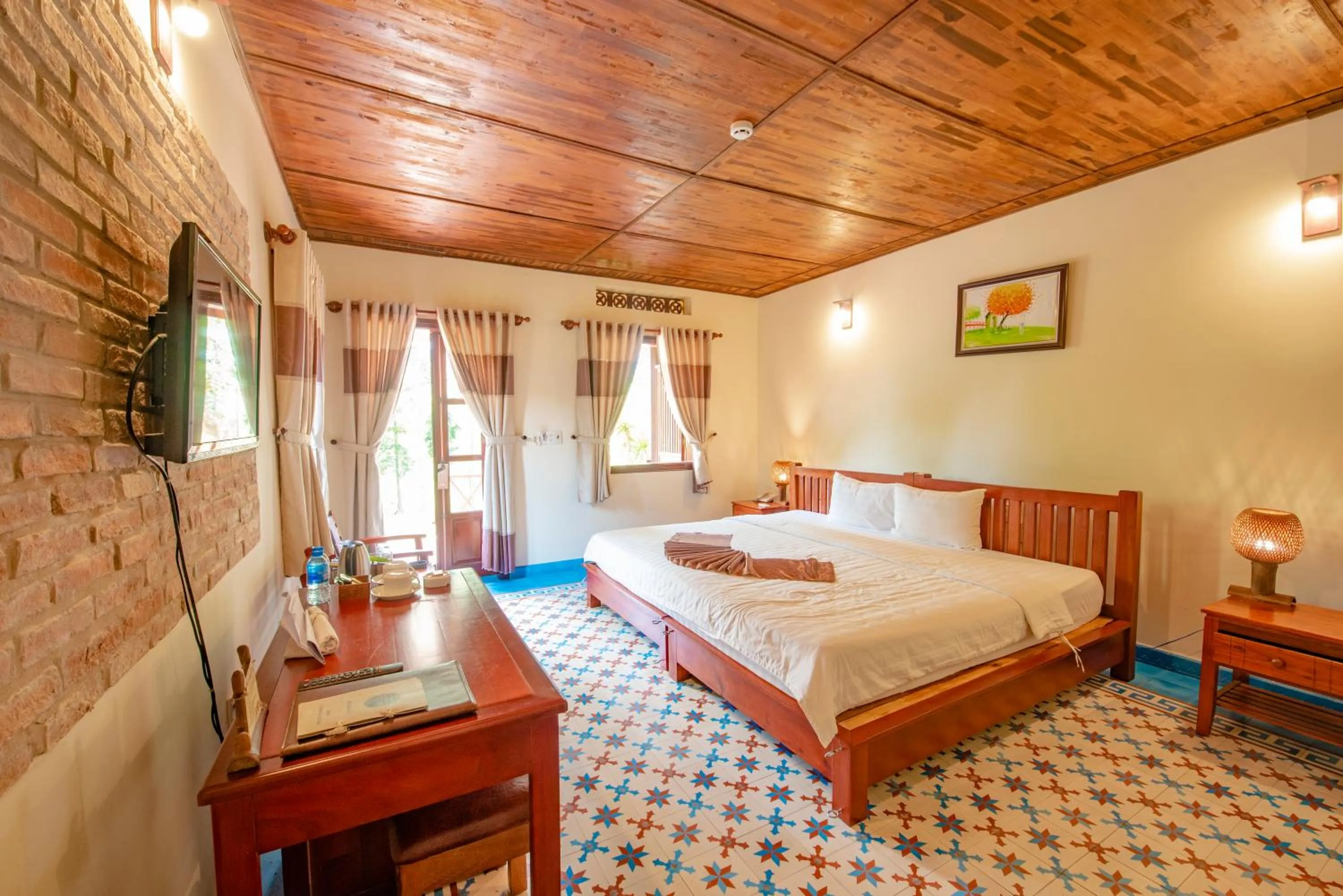 Bedroom, Bed in Phu Quoc Eco Beach Resort