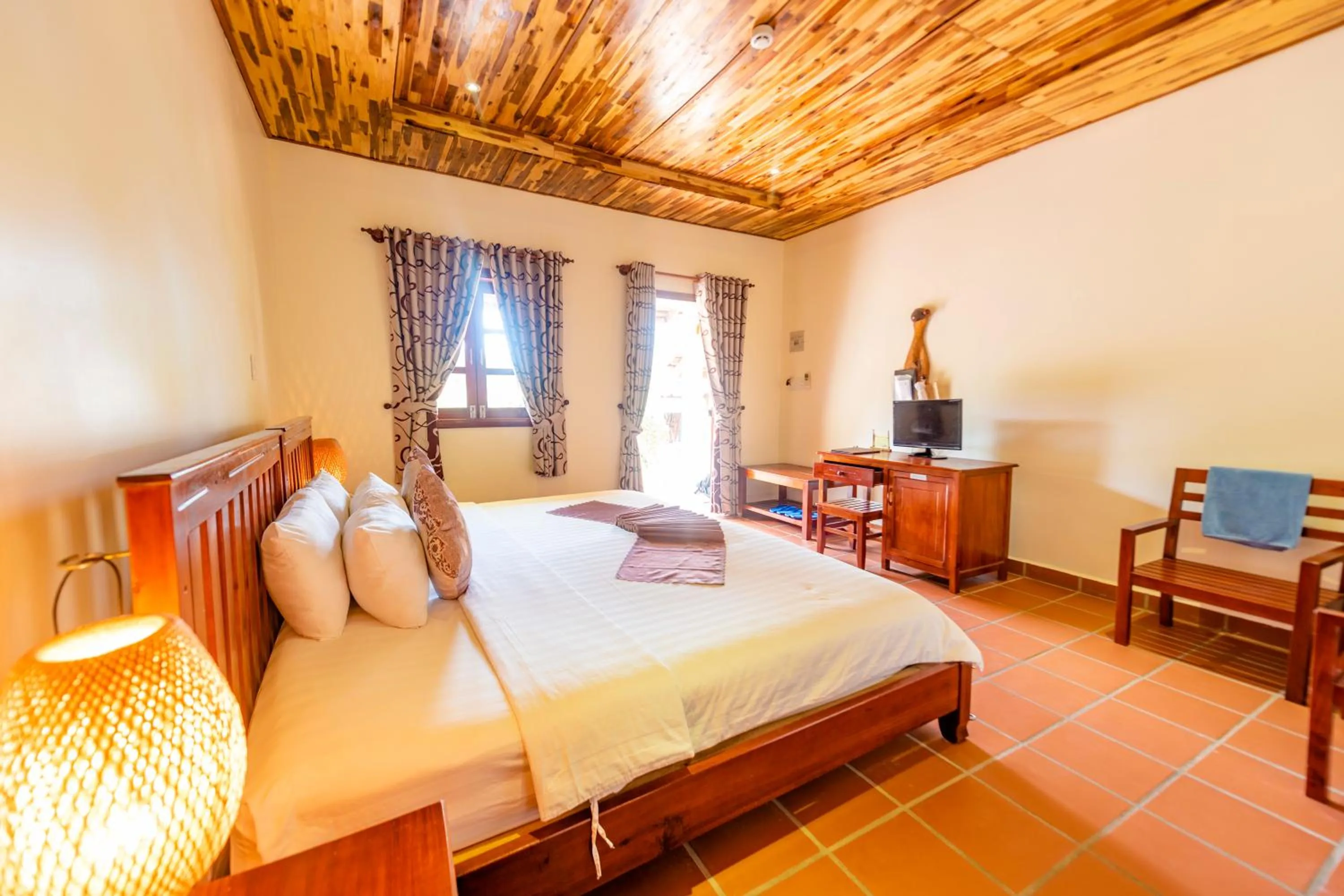 Bedroom, Bed in Phu Quoc Eco Beach Resort