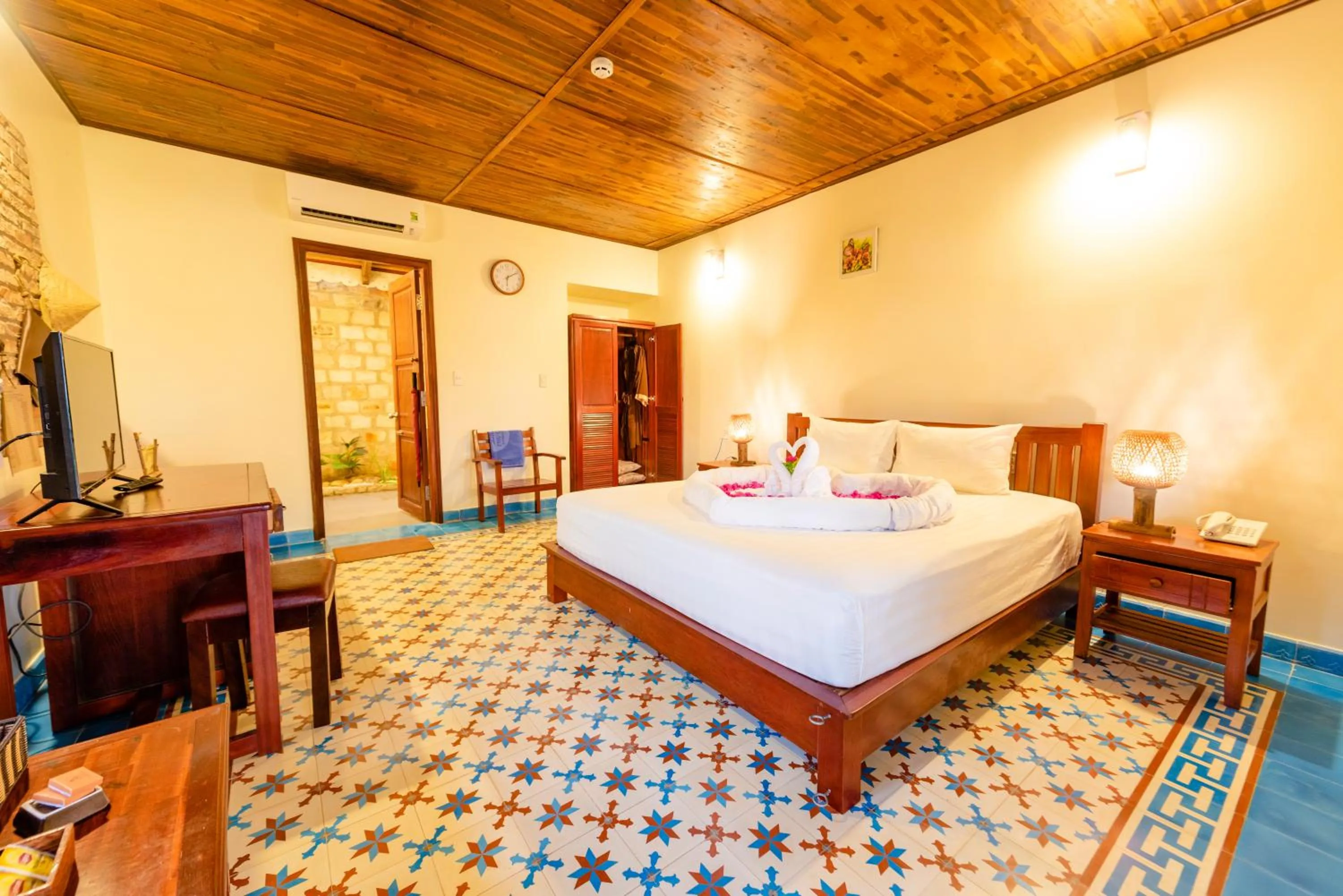 Bedroom, Bed in Phu Quoc Eco Beach Resort