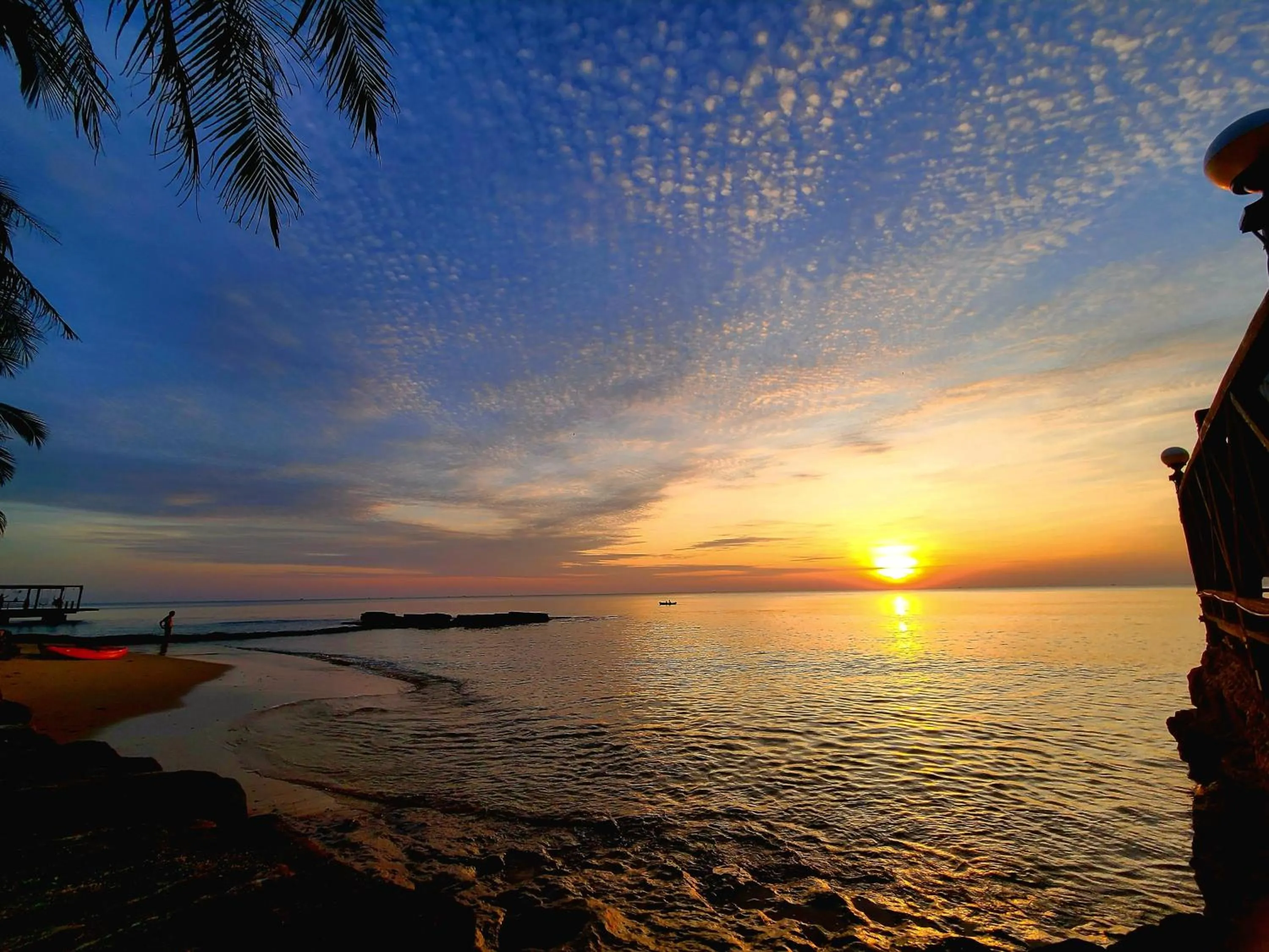 Sunset in Phu Quoc Eco Beach Resort