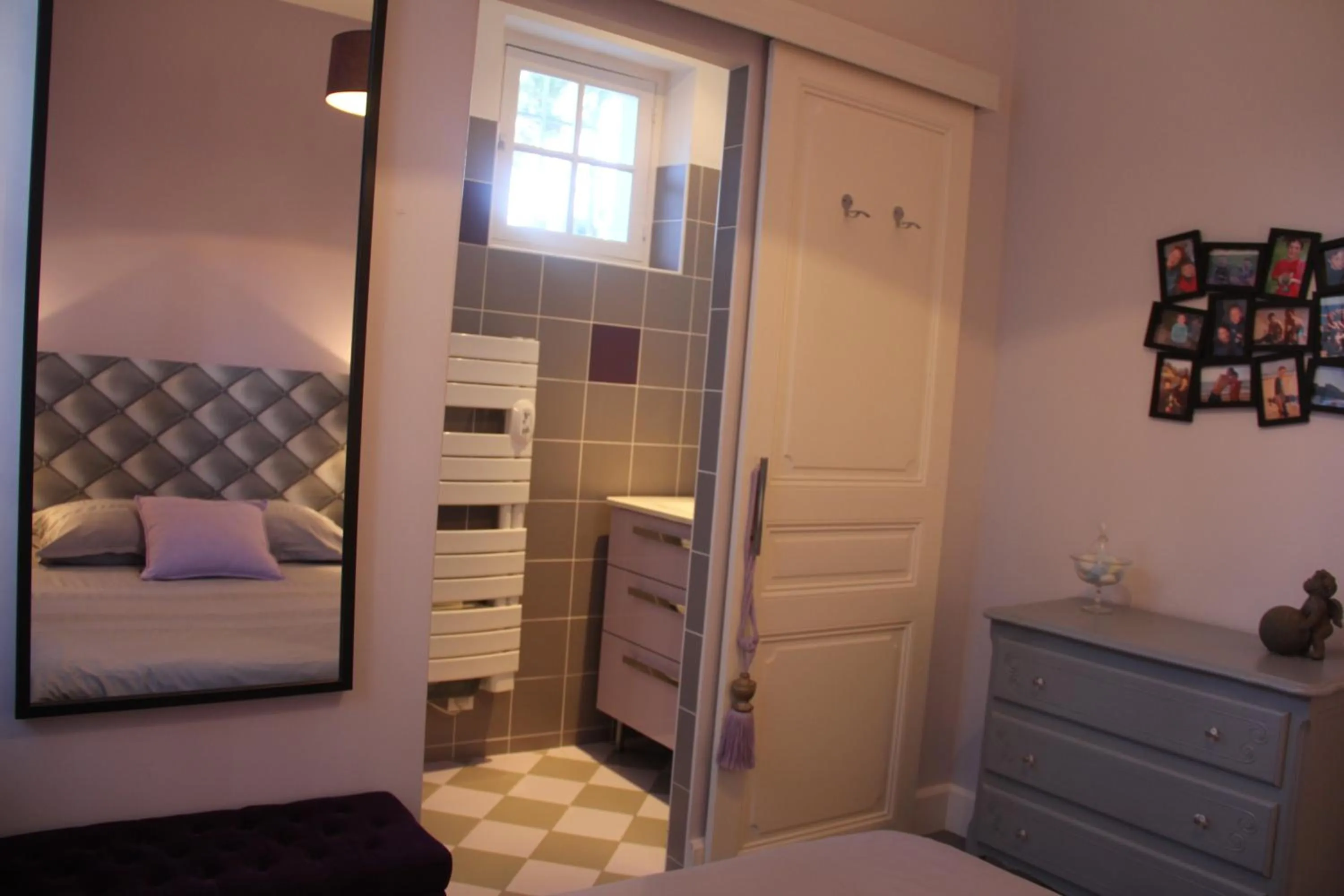 Bathroom, Bed in La Belle Vie Capbreton