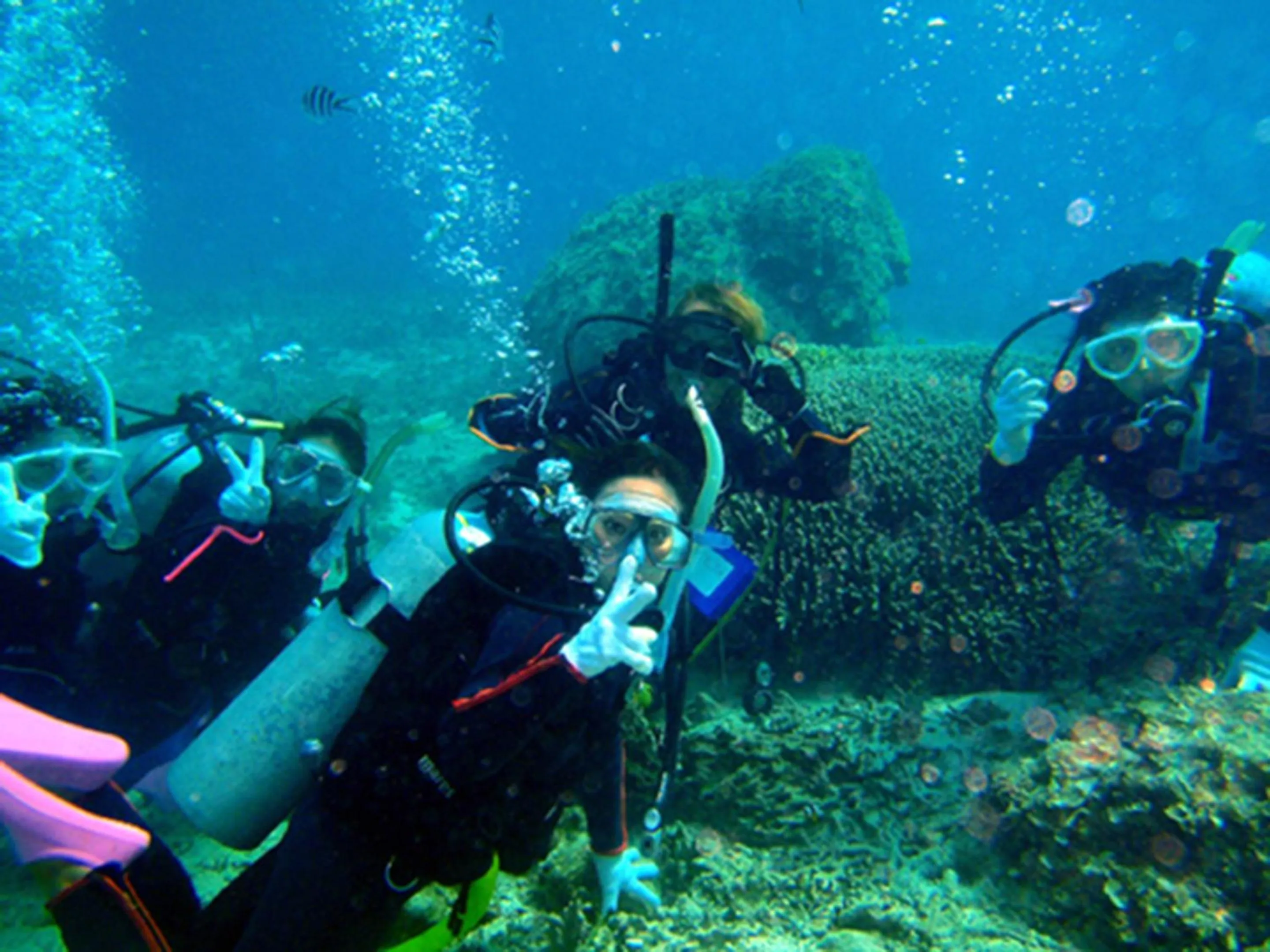 Diving in Hotel Hamahigashima Resort