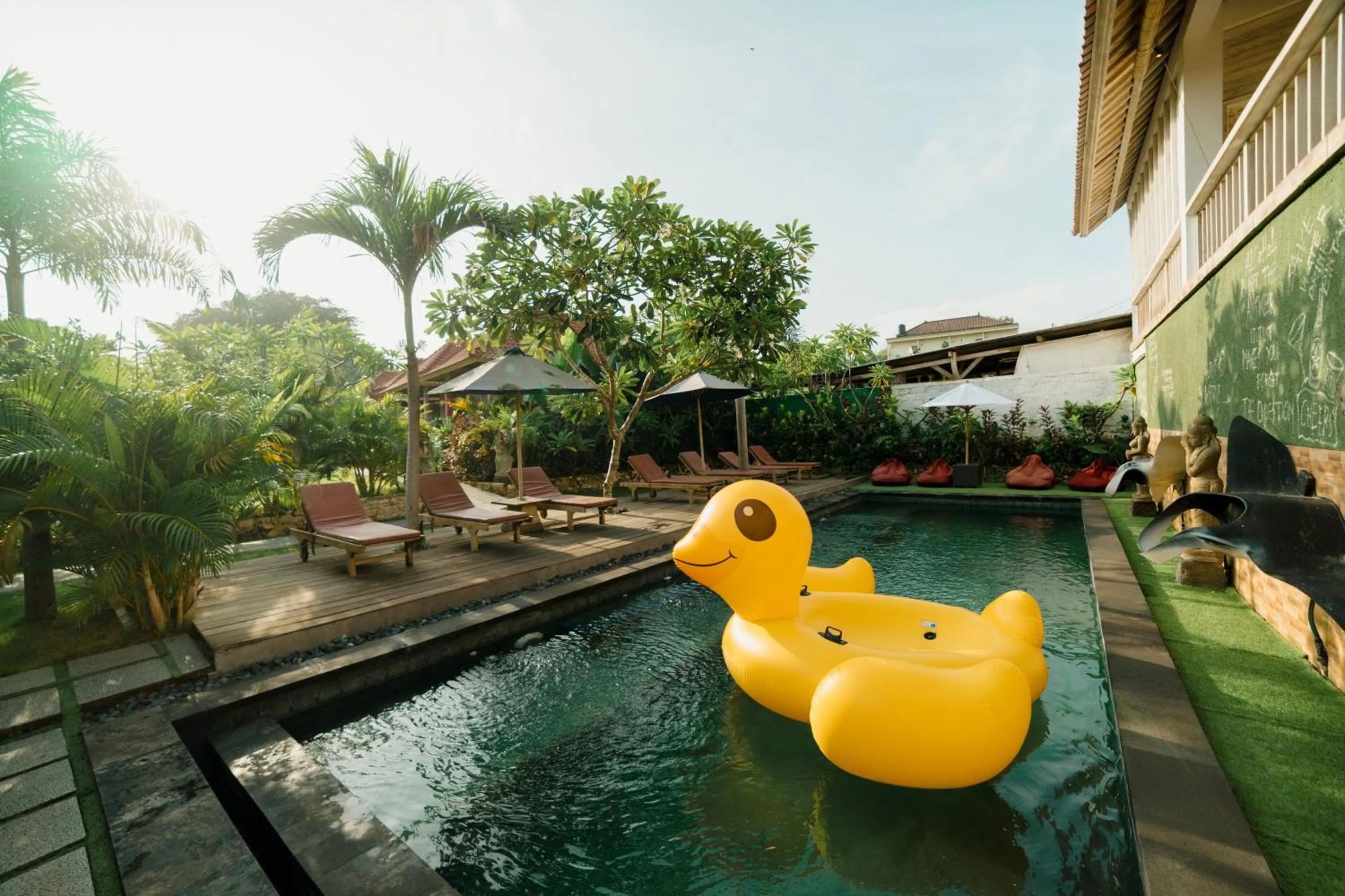Swimming pool in The Canda Villa