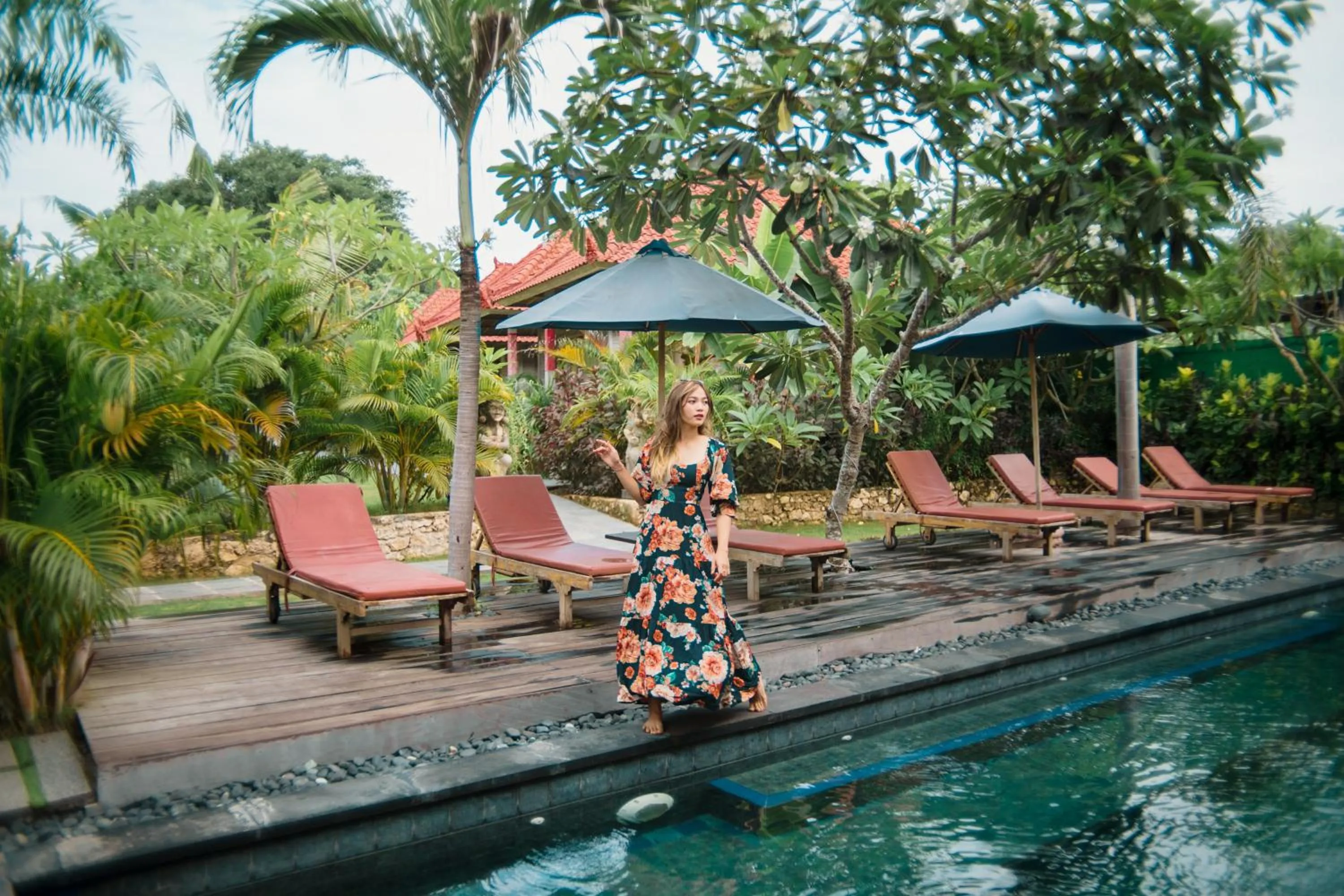 Swimming pool in The Canda Villa