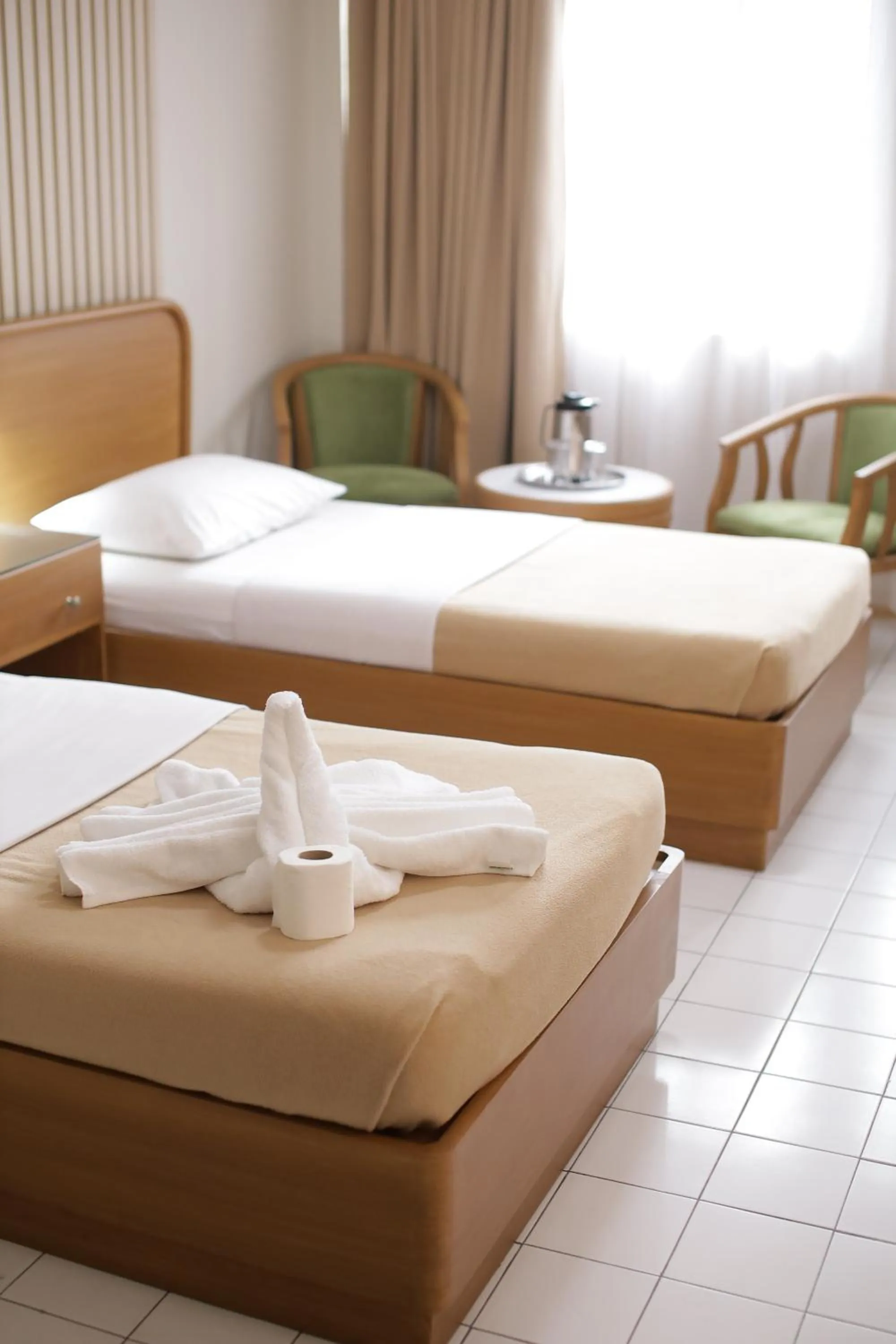 Bed in Hotel Soriente