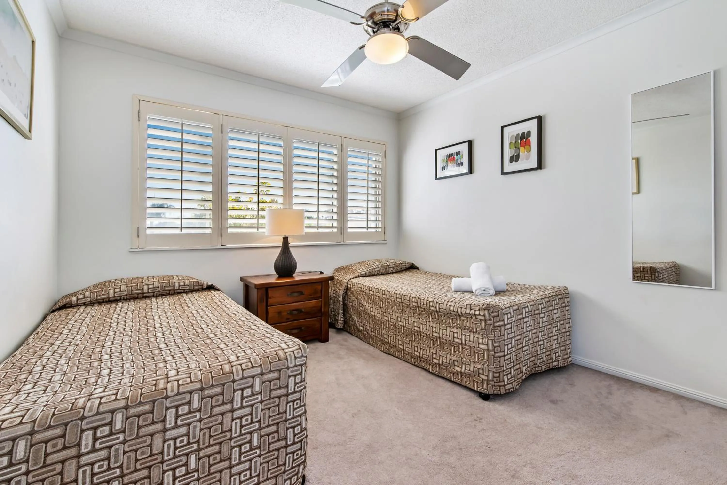 Bed in Dockside Apartments Mooloolaba