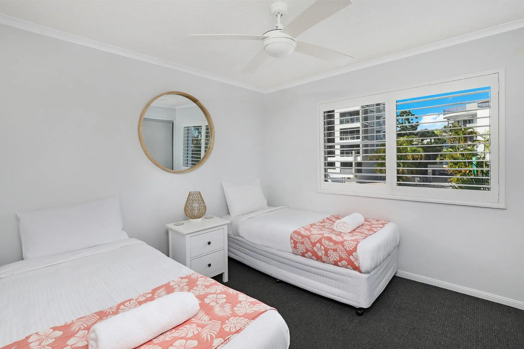 Bedroom, Bed in Dockside Apartments Mooloolaba