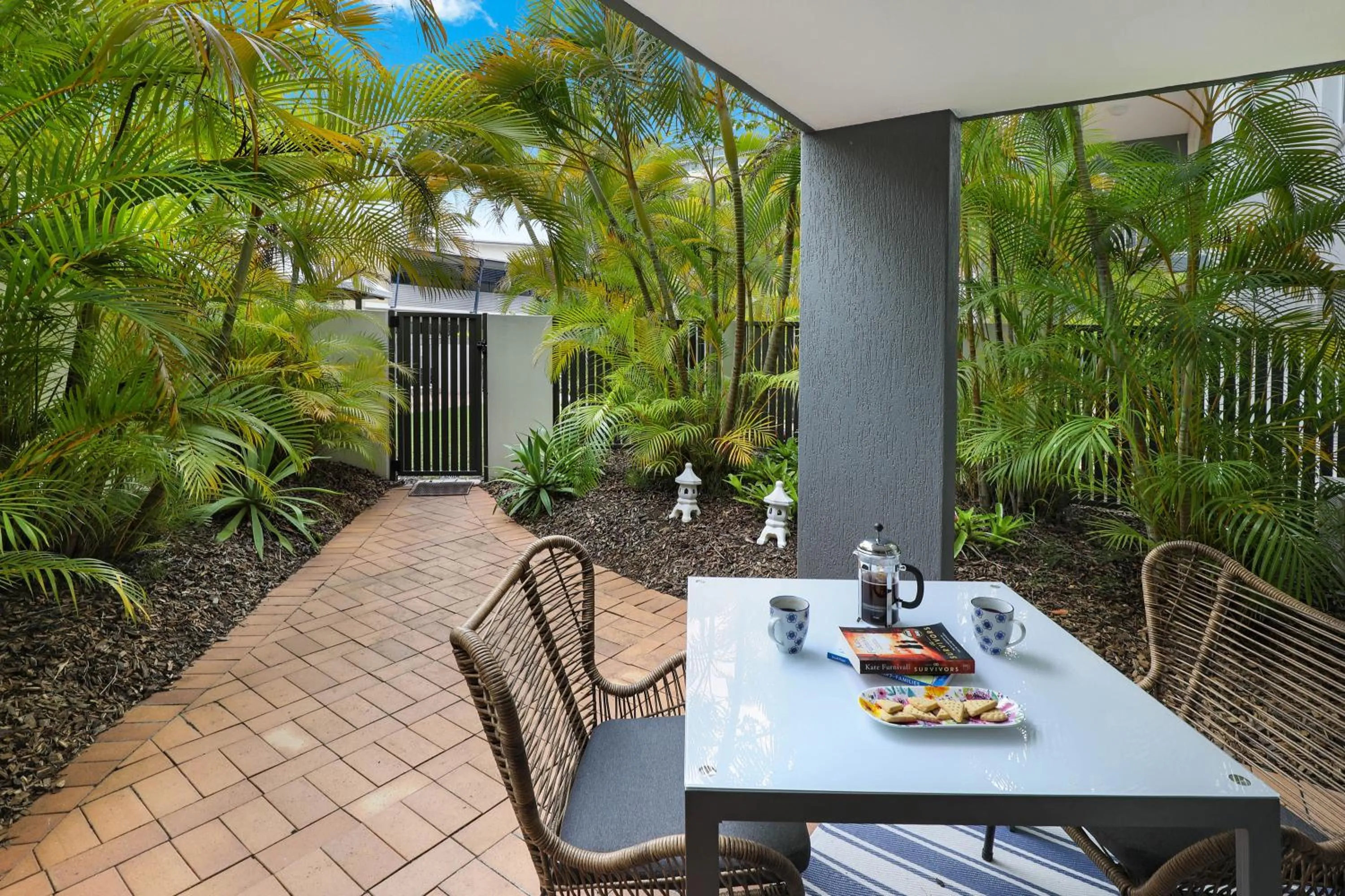Patio in Dockside Apartments Mooloolaba