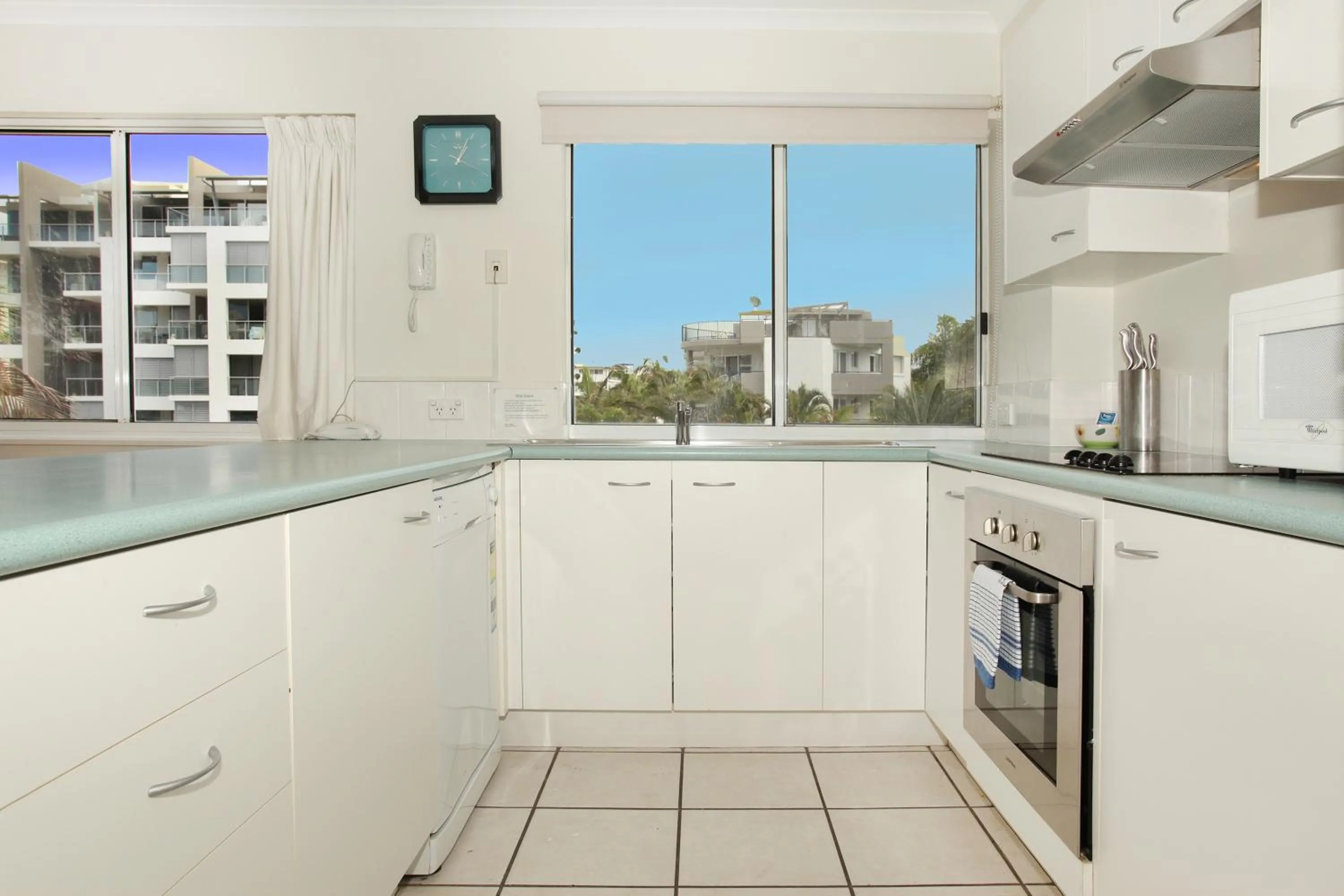 Kitchen or kitchenette in Dockside Apartments Mooloolaba