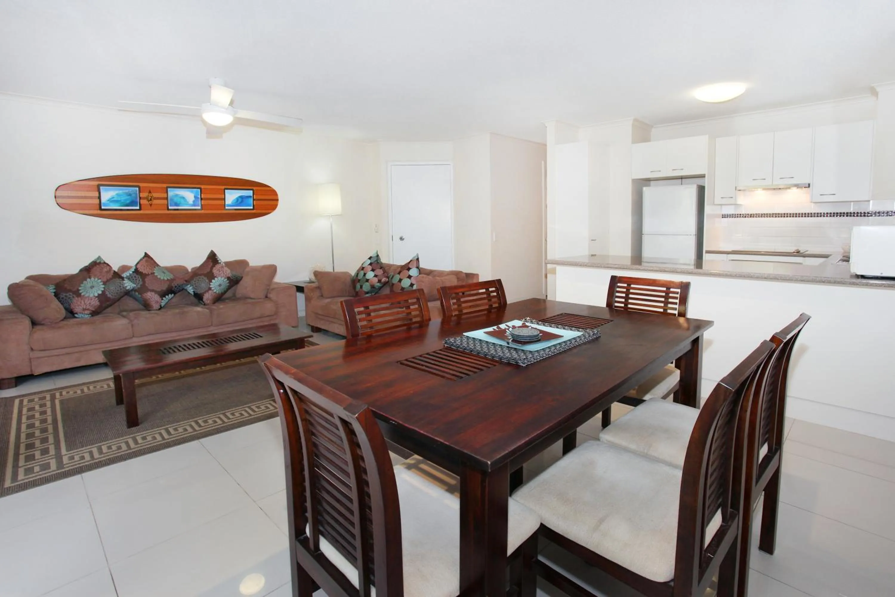 Living room in Dockside Apartments Mooloolaba