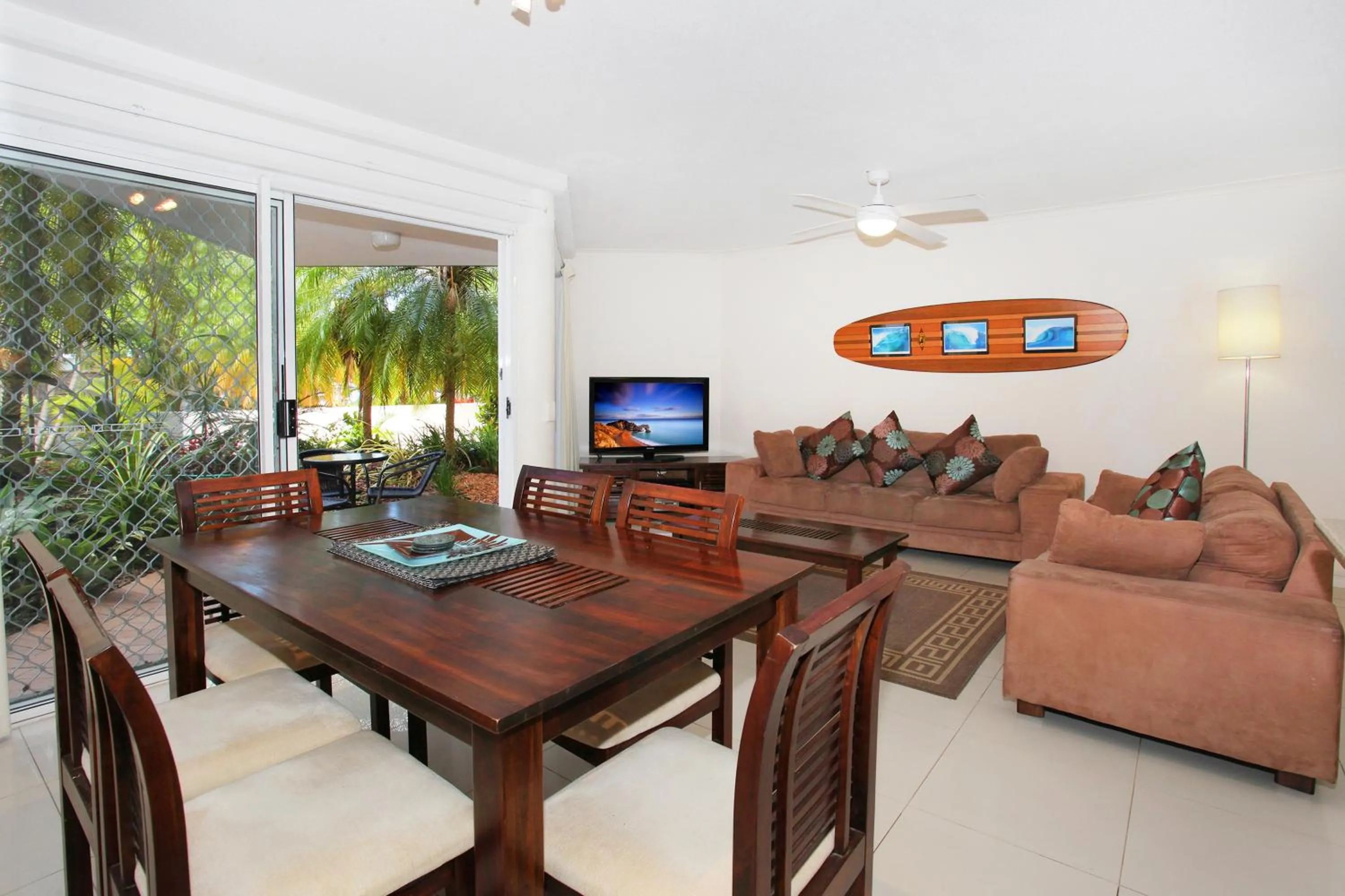 Living room in Dockside Apartments Mooloolaba