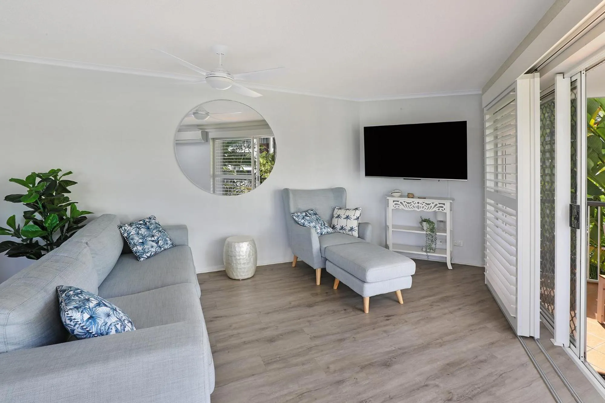Living room in Dockside Apartments Mooloolaba