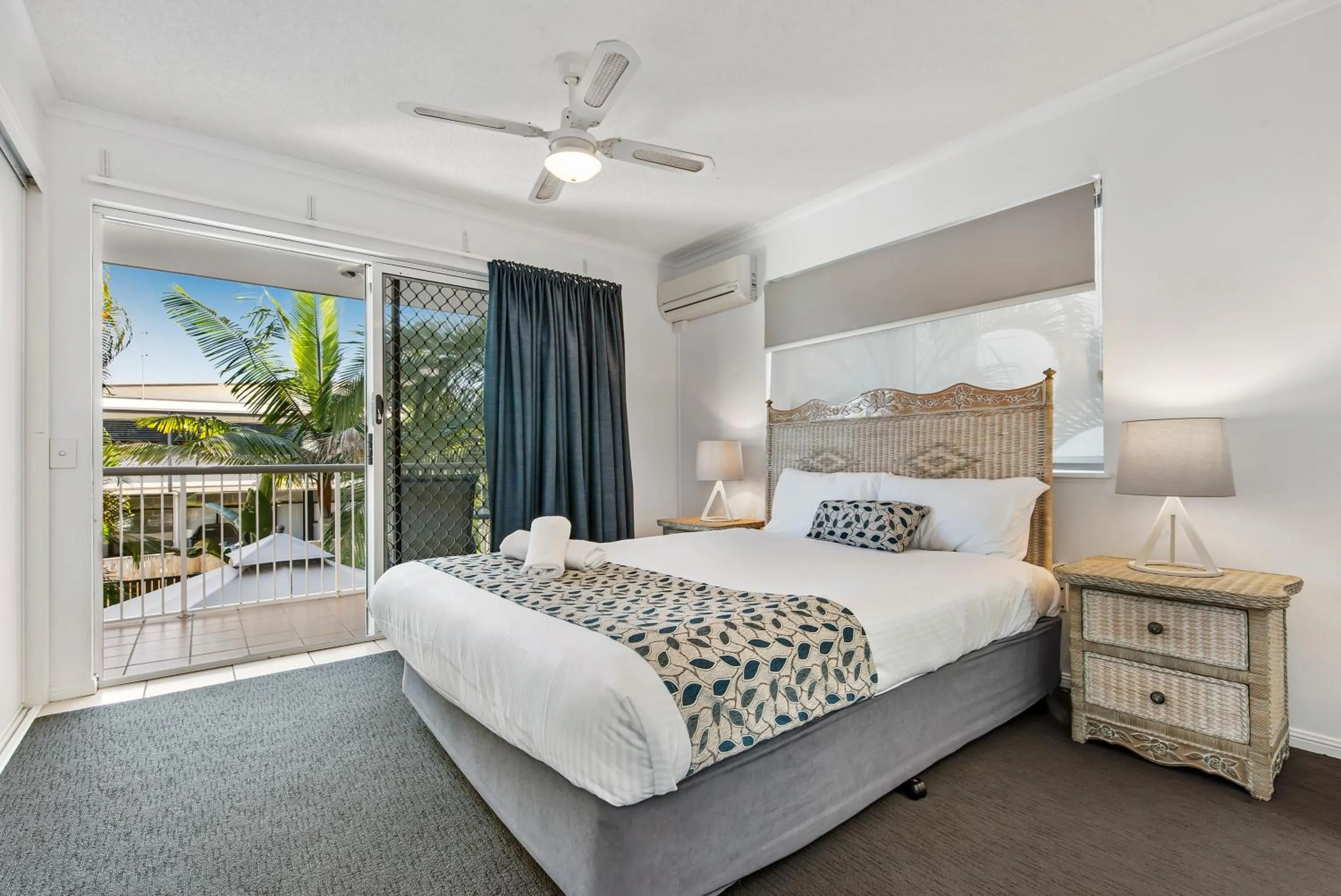 Bed in Dockside Apartments Mooloolaba