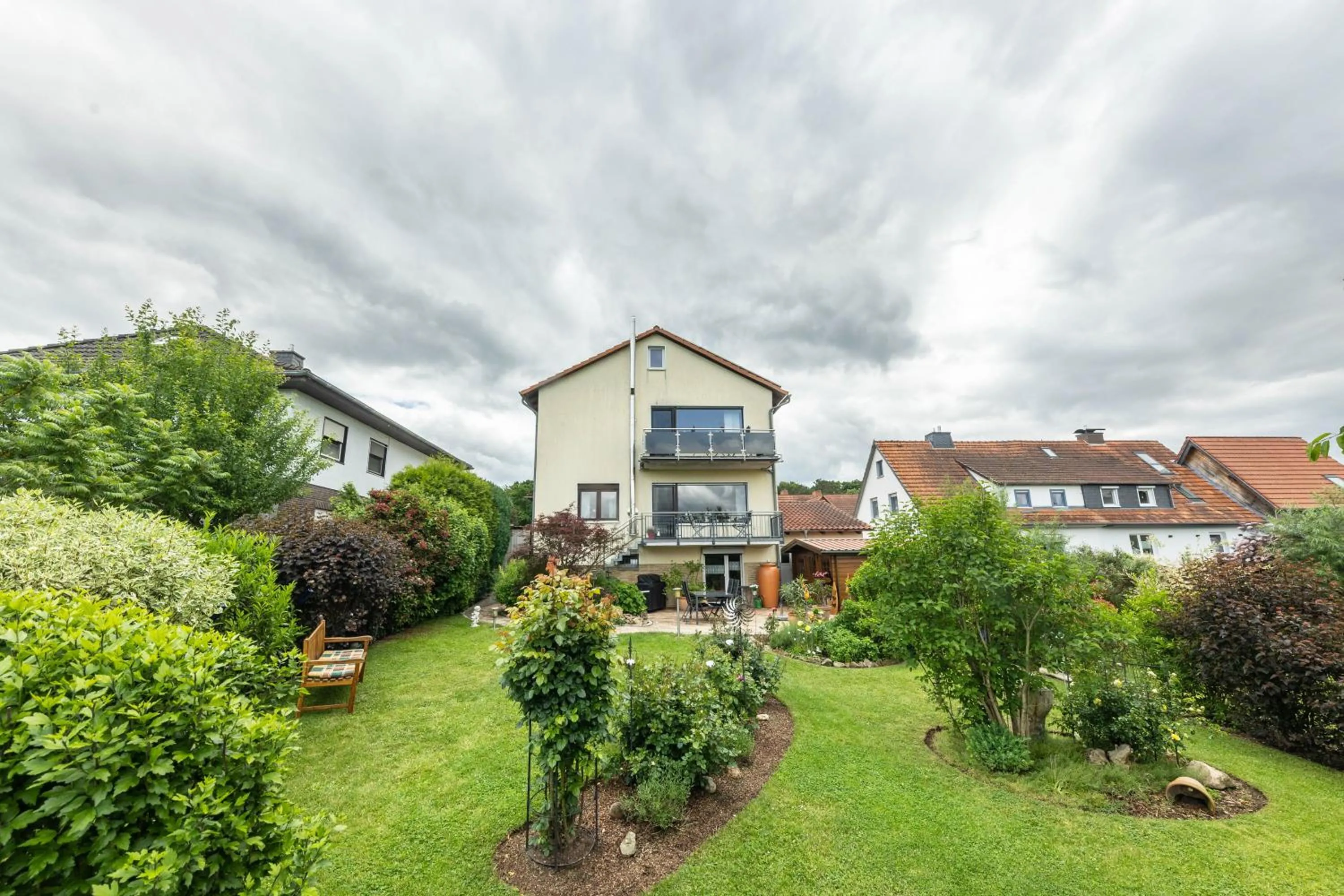 Property building in Ferienwohnung Landblick