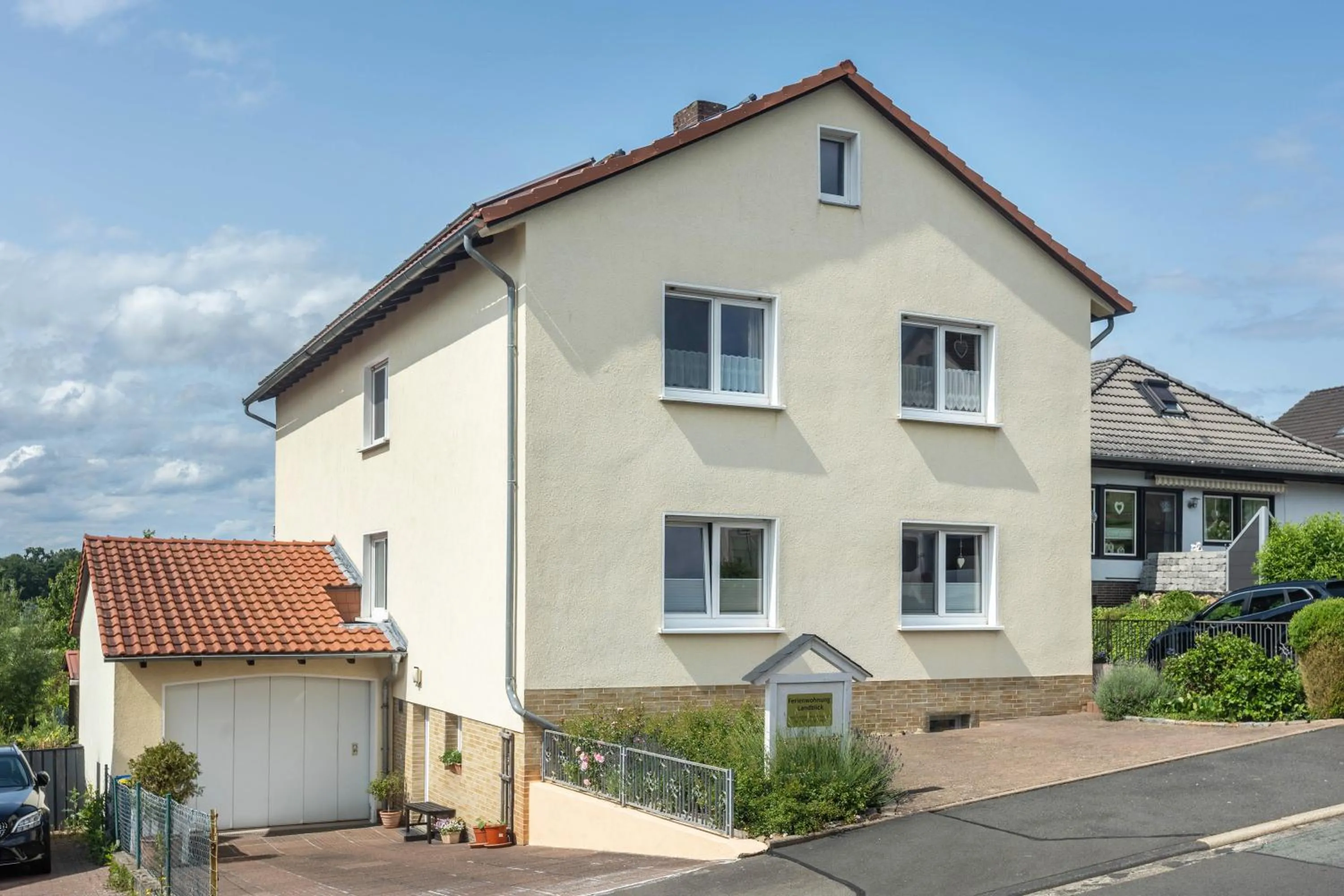Property building in Ferienwohnung Landblick