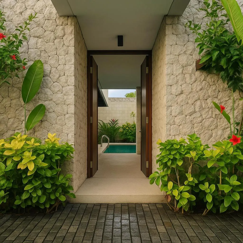 Facade/entrance in Akhyana Village