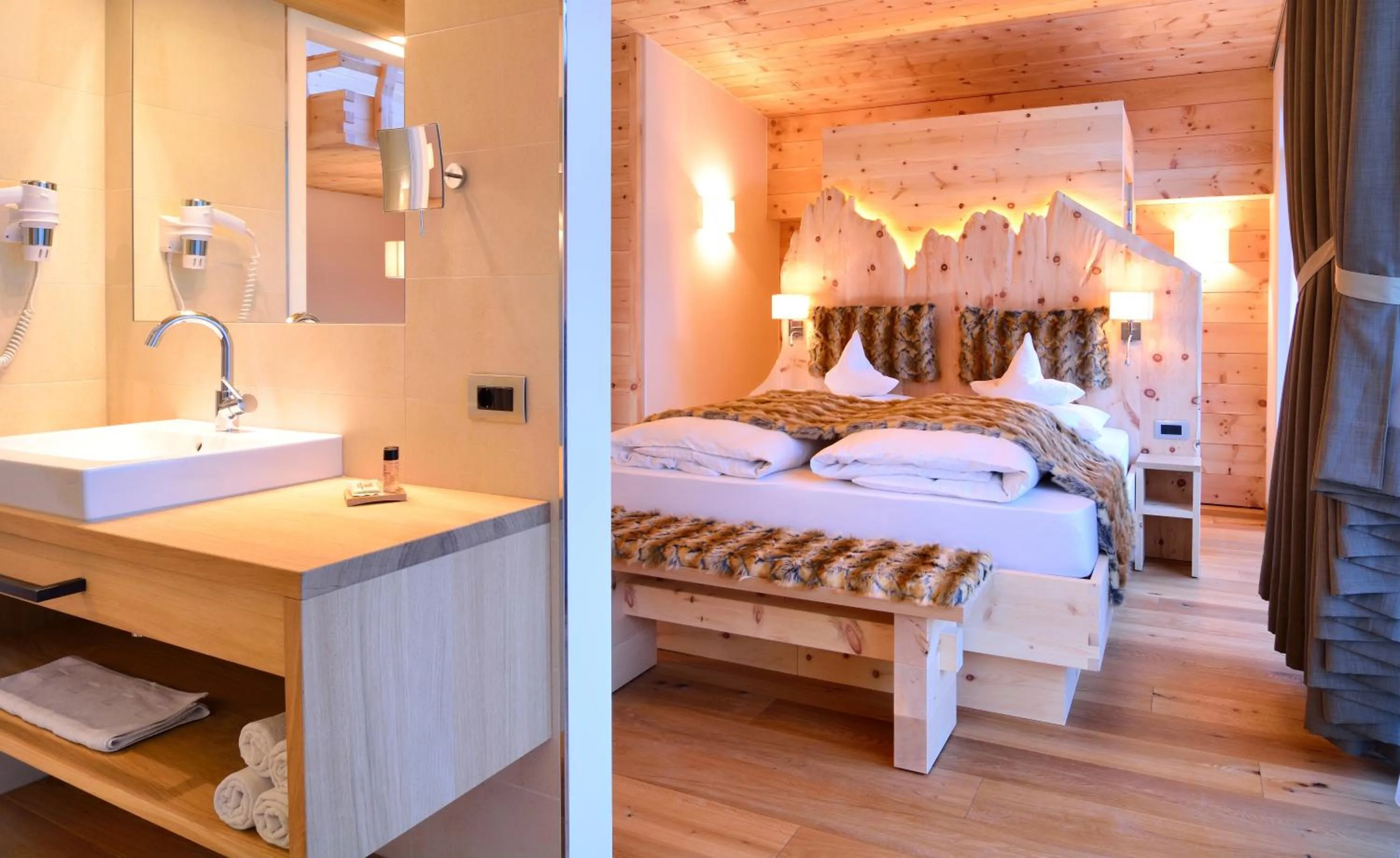 Bed in Chalet Elisabeth dolomites alpin & charme