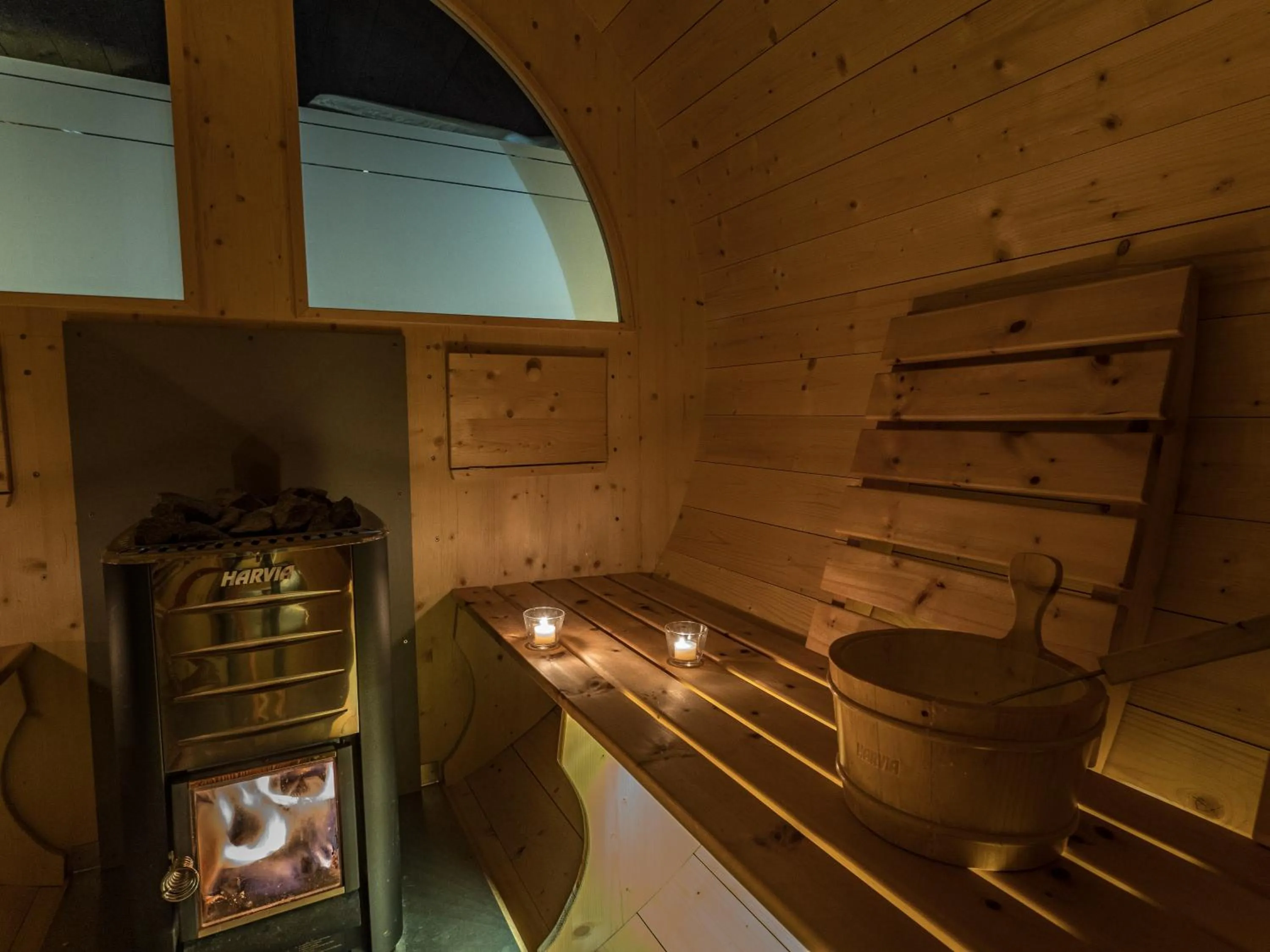 Sauna in Chalet Elisabeth dolomites alpin & charme