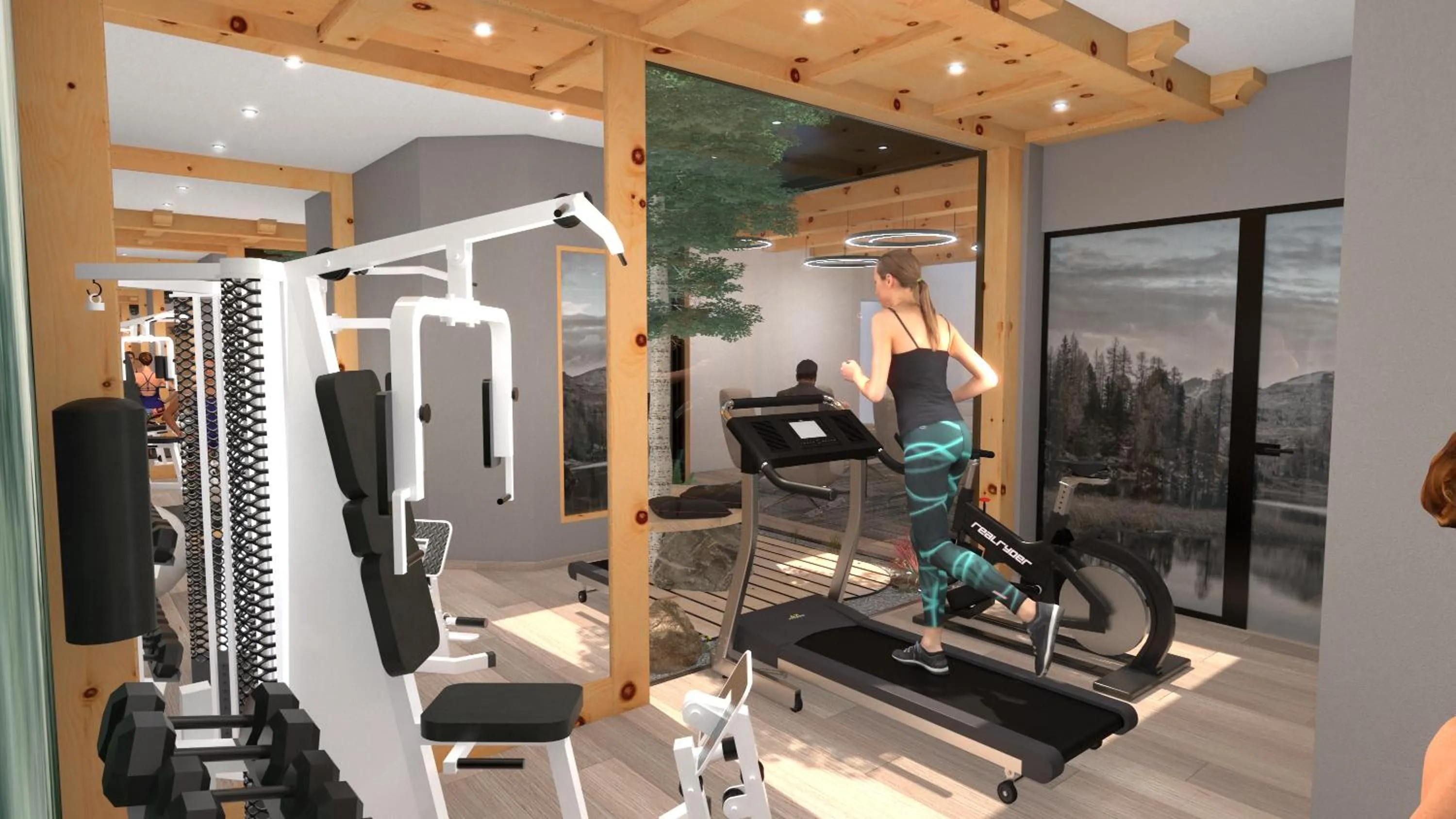Fitness centre/facilities in Chalet Elisabeth dolomites alpin & charme