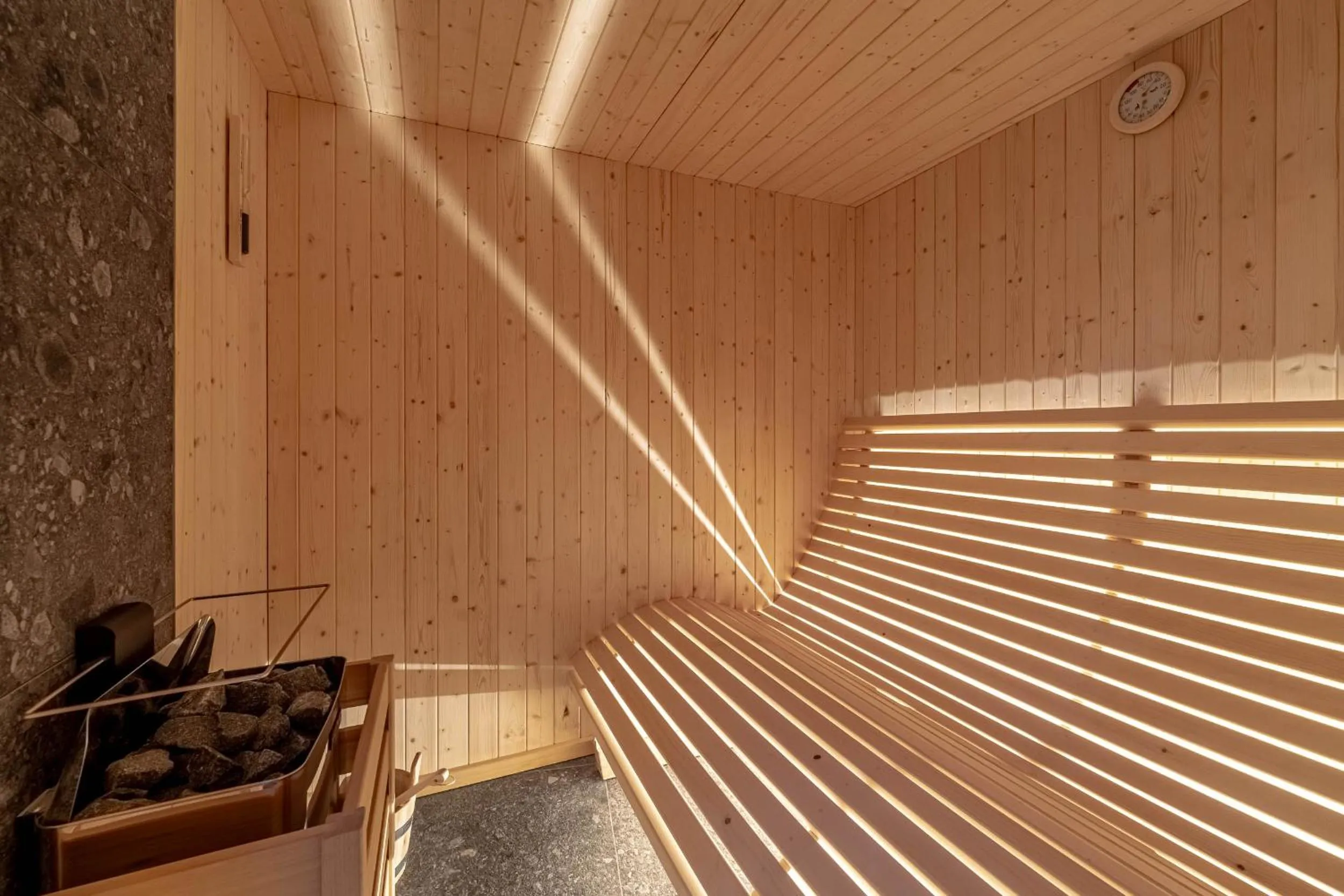 Sauna in Chalet Elisabeth dolomites alpin & charme