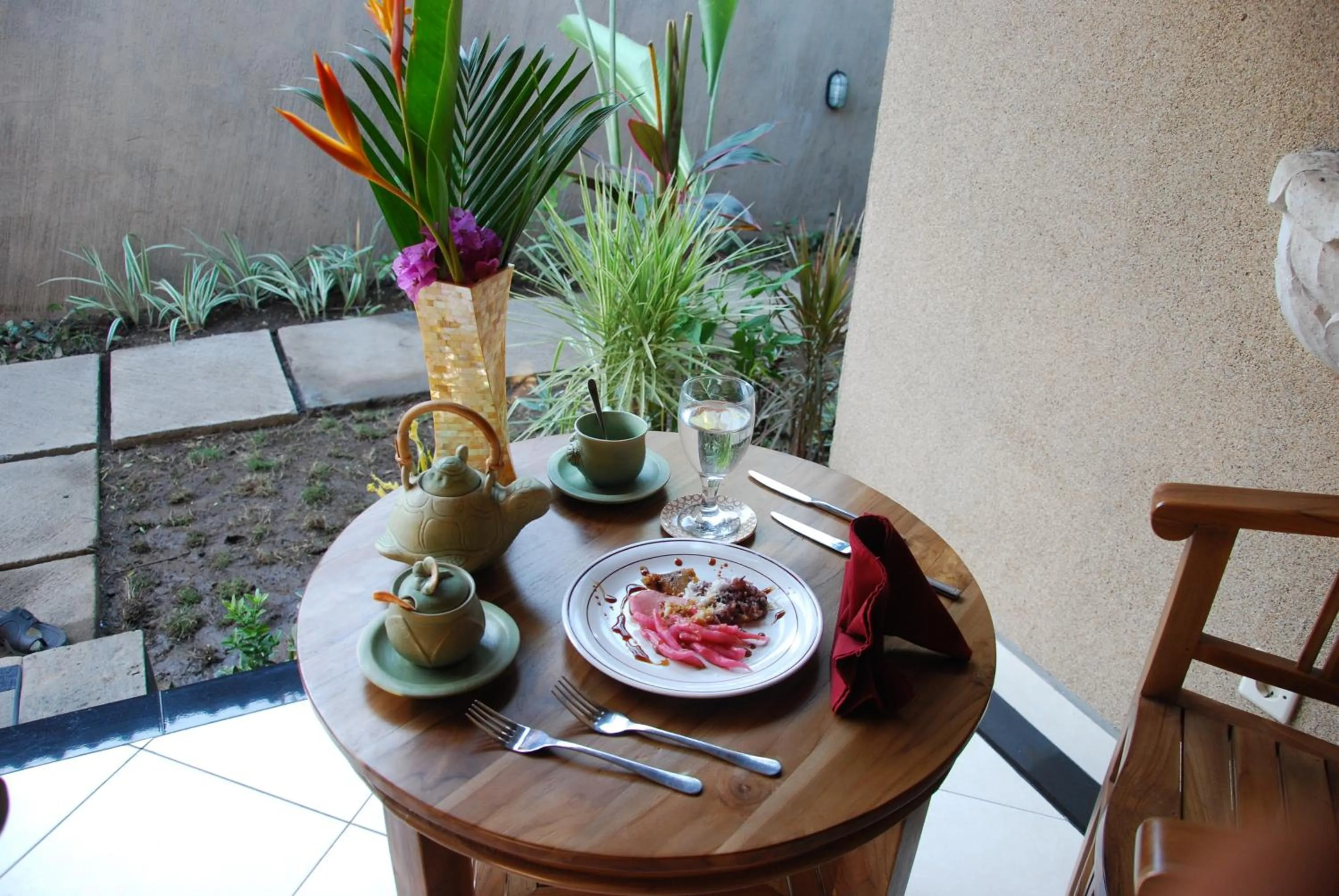 Balcony/Terrace in Trijaya Guest House Pemuteran