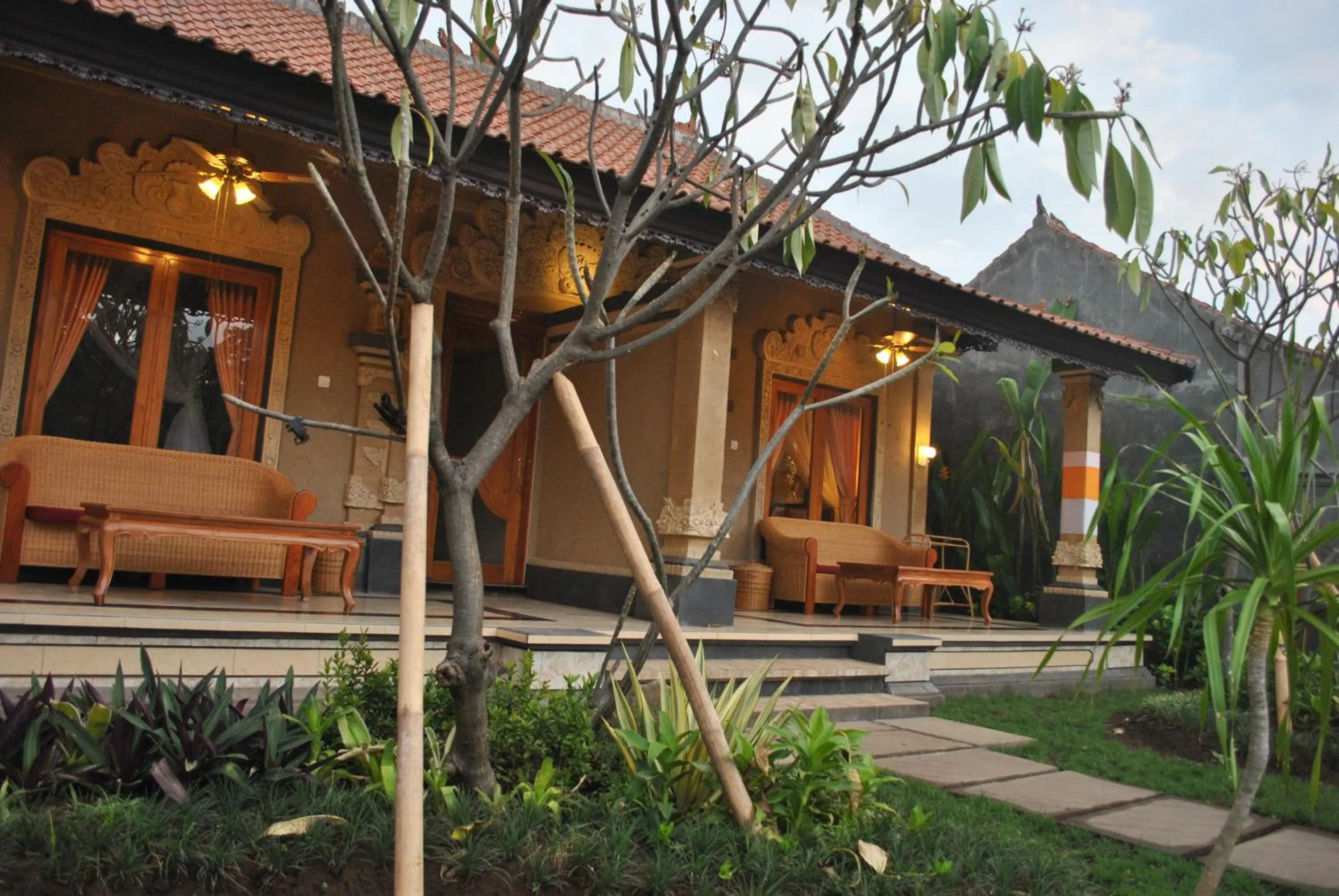 Balcony/Terrace in Trijaya Guest House Pemuteran