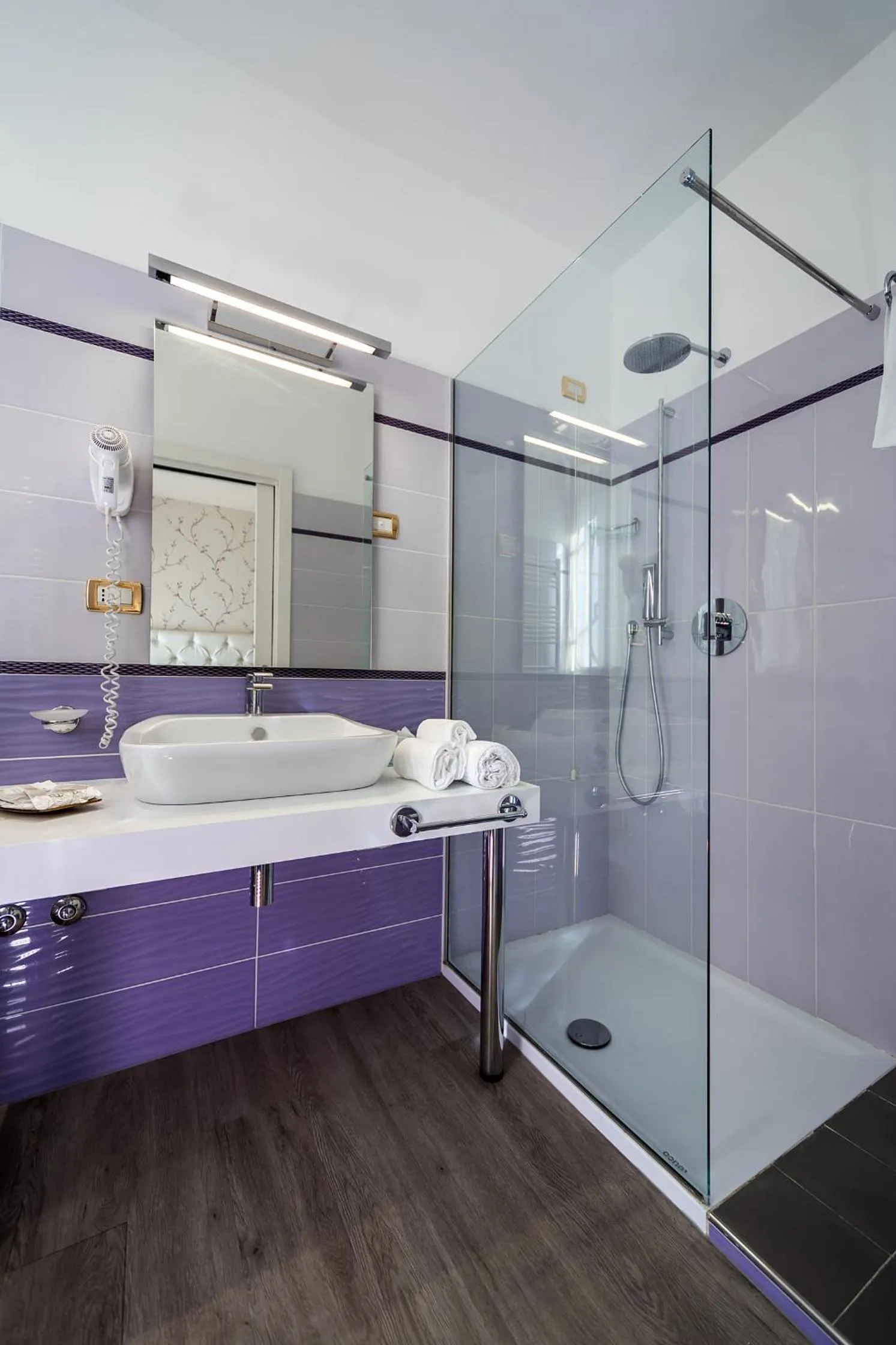 Shower in Hotel Palazzo Bello