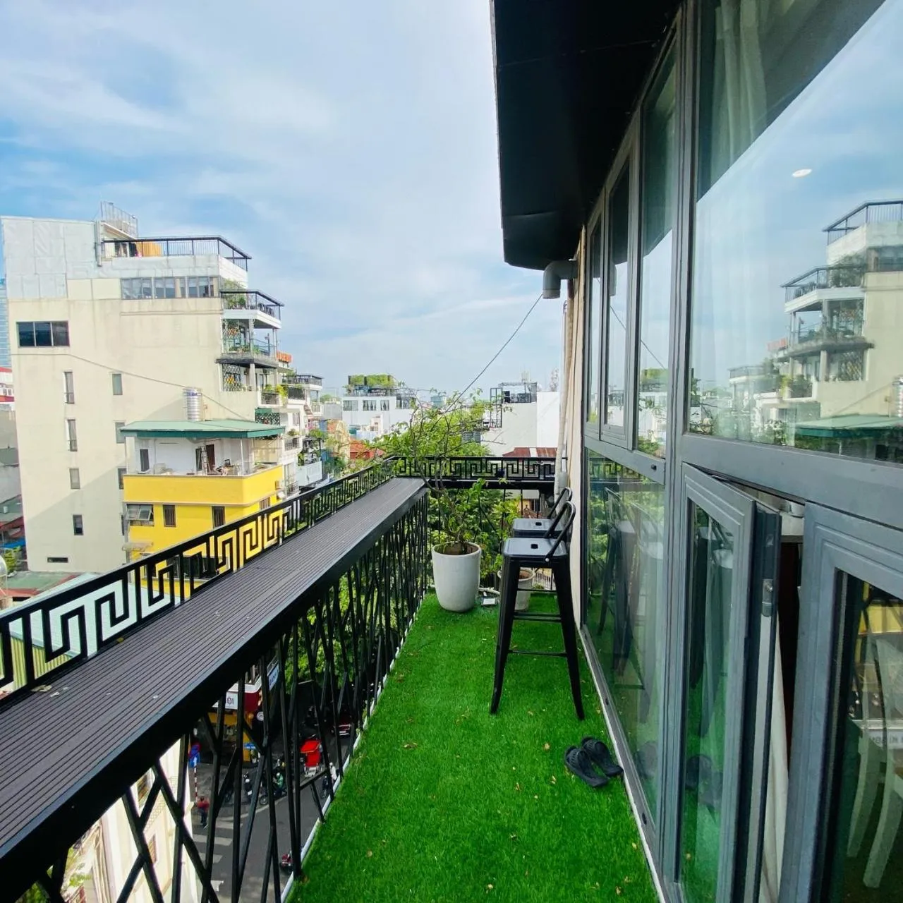 Balcony/Terrace in Au Coeur d'Hanoi Boutique Hotel