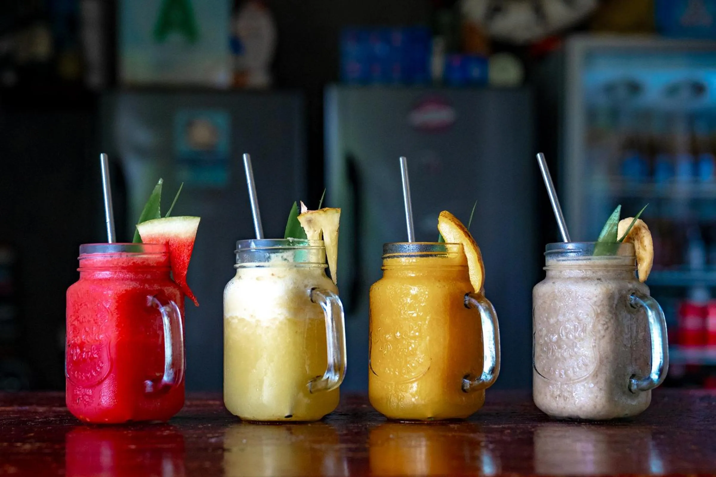 Drinks in Bamboo Surf Beach