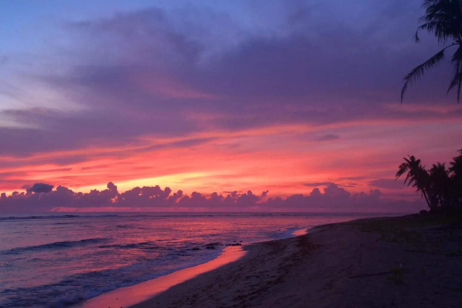 Natural landscape in Bamboo Surf Beach