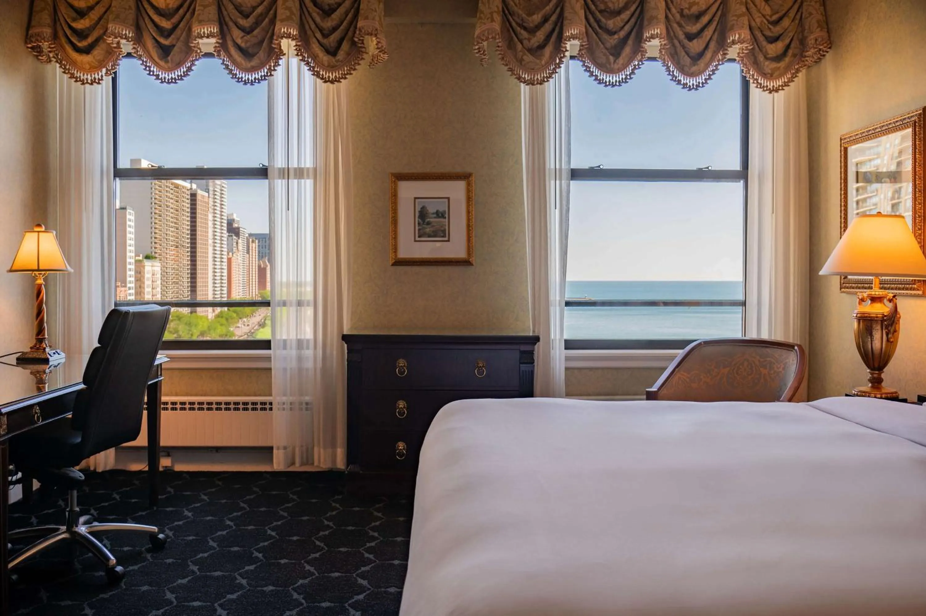 Bed in The Drake Hotel