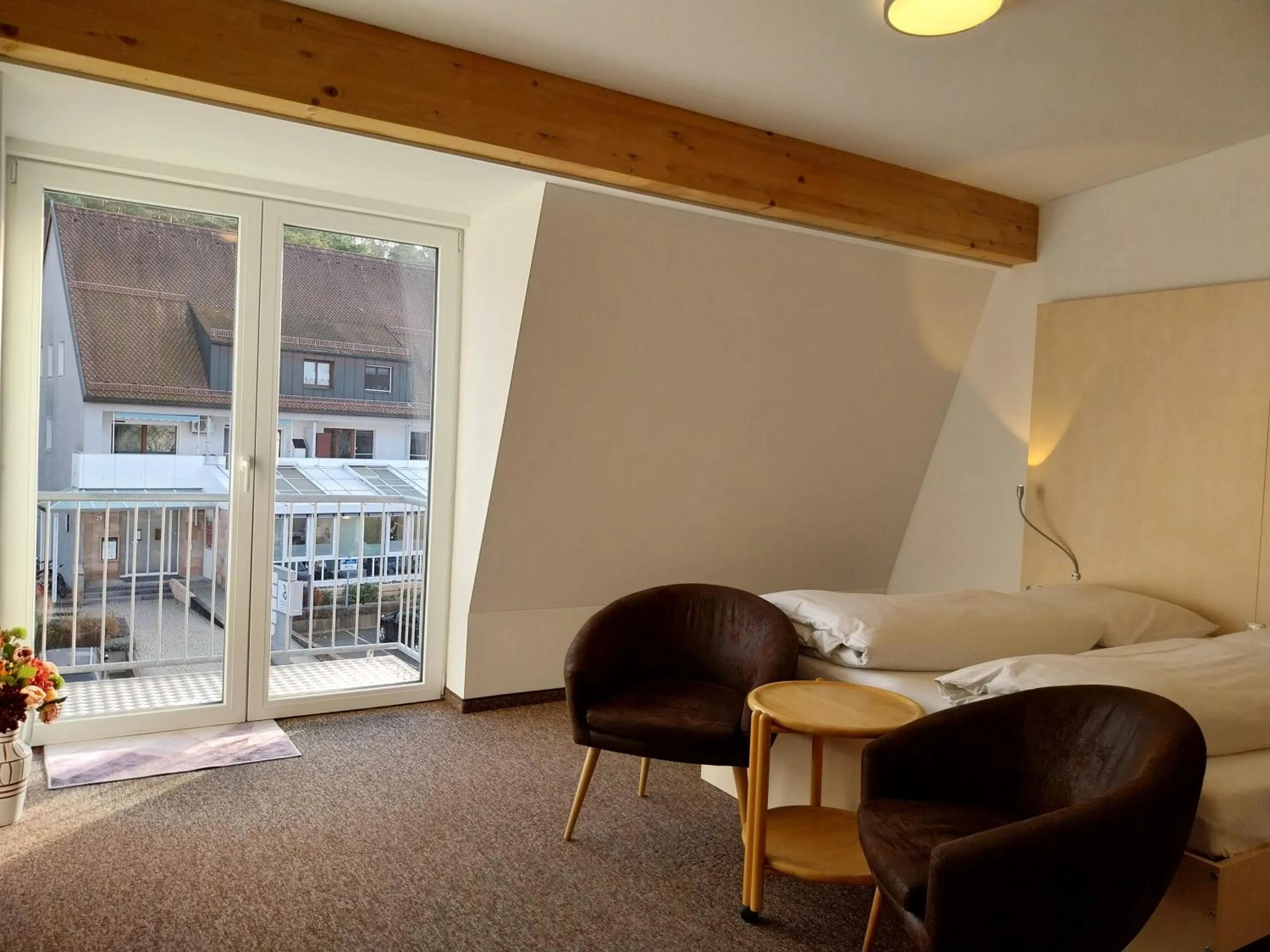 Bed in Gästehaus Langhammer