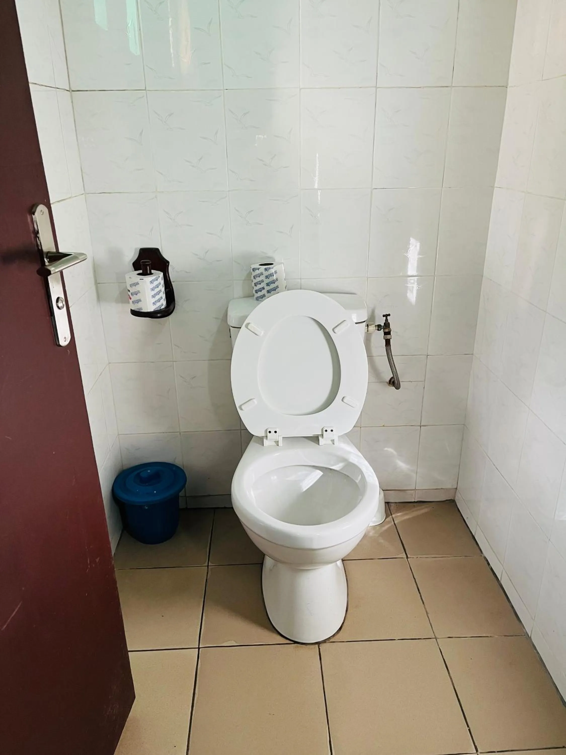 Toilet in Hôtel - Appartement meublé " LES FLOTS BLEU "