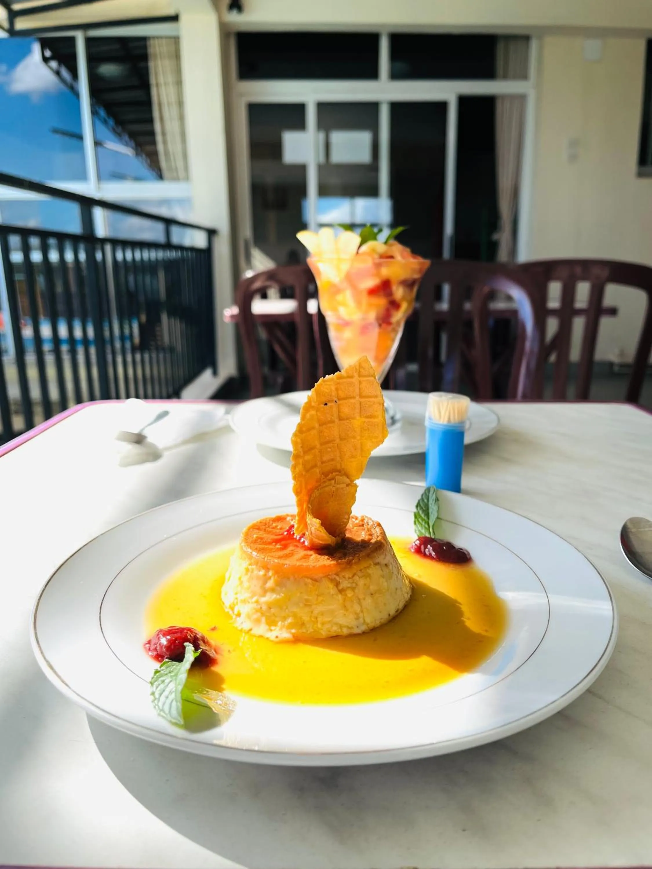 Restaurant/places to eat in Hôtel - Appartement meublé " LES FLOTS BLEU "