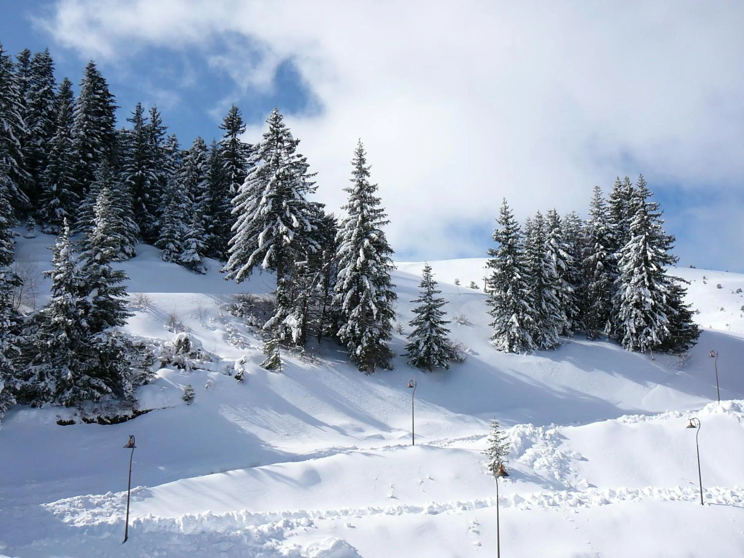 Winter in Hotel - Restaurant Le Blanchon