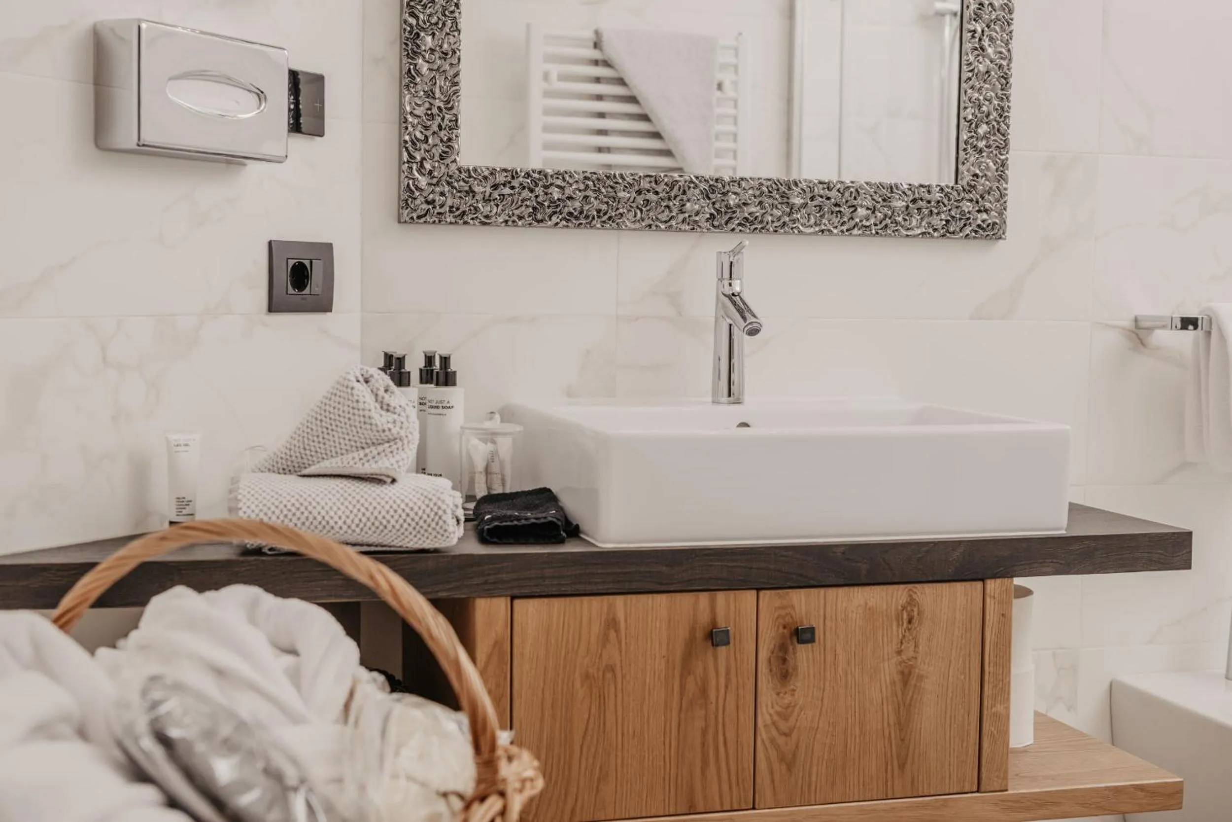 Bathroom in Freina Mountain Lifestyle Hotel