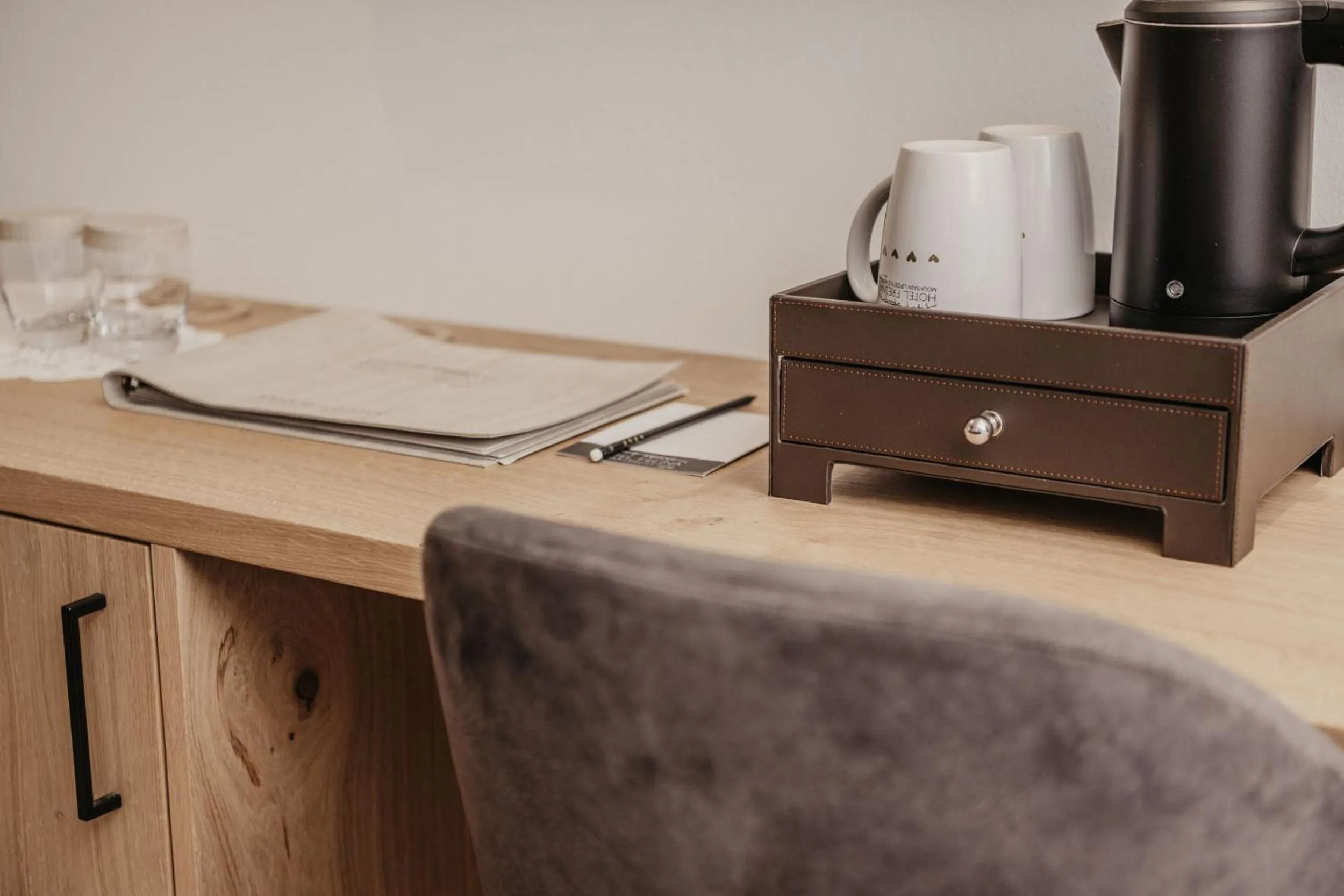 Decorative detail in Freina Mountain Lifestyle Hotel